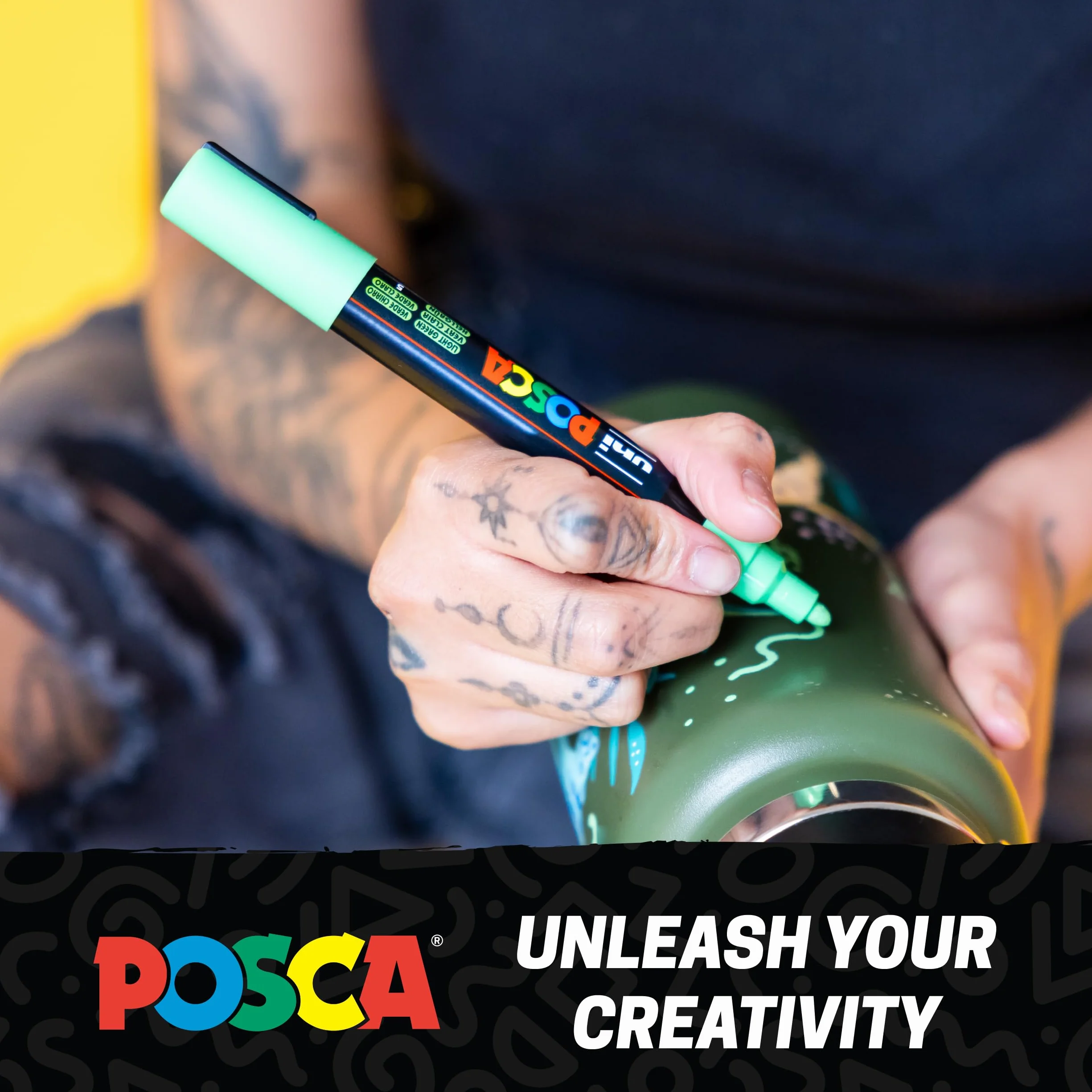 uni-Posca - Pennarello, Modello : PC-1M. Punta extra fine, Confezione da 12 pezzi(importato dal Giappone)