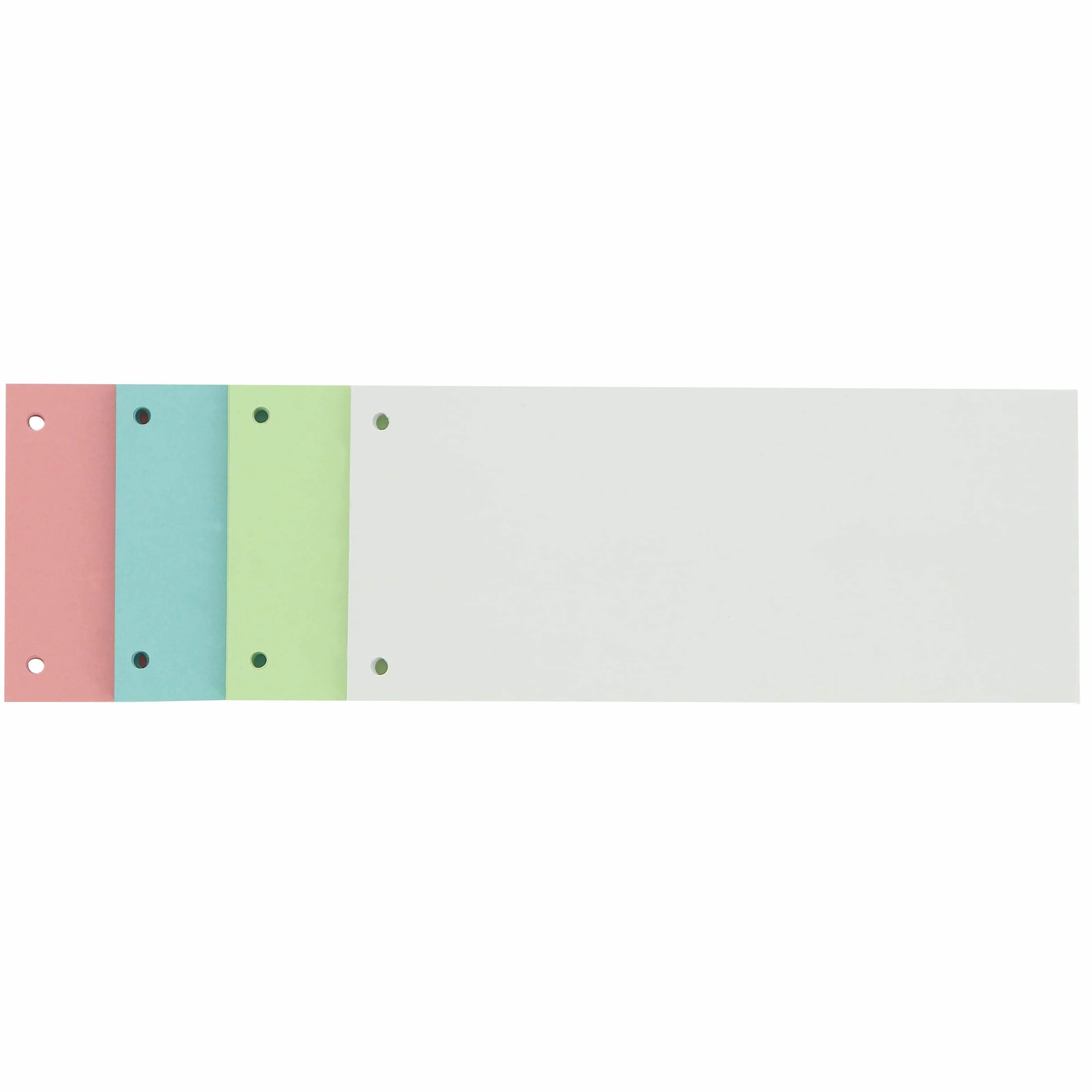 Oxford 100 strisce divisorie in cartone forato 190 g/m² 4 colori