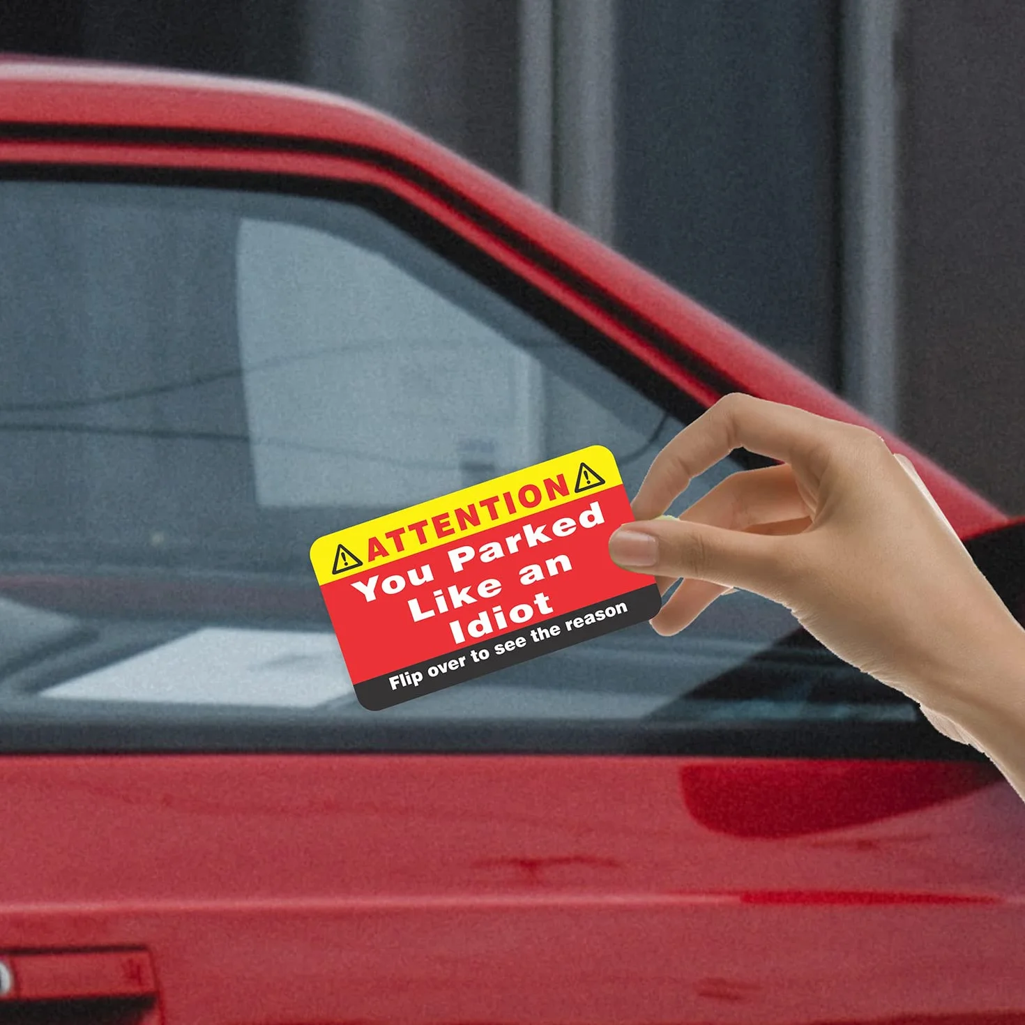 PARTH iMPEX You Parked Like an Idiot Business Cards 100 Pack Bad Parking Cards 3.5x2 Multi Reasons Violation