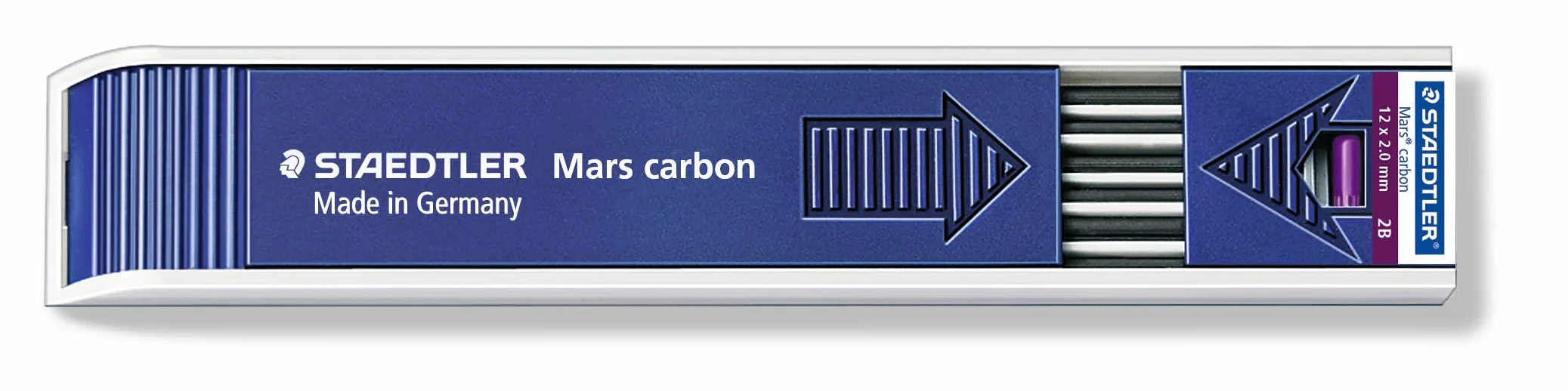 Staedtler 200-2B Astuccio 12 Mine Mars Carbone 2 mm