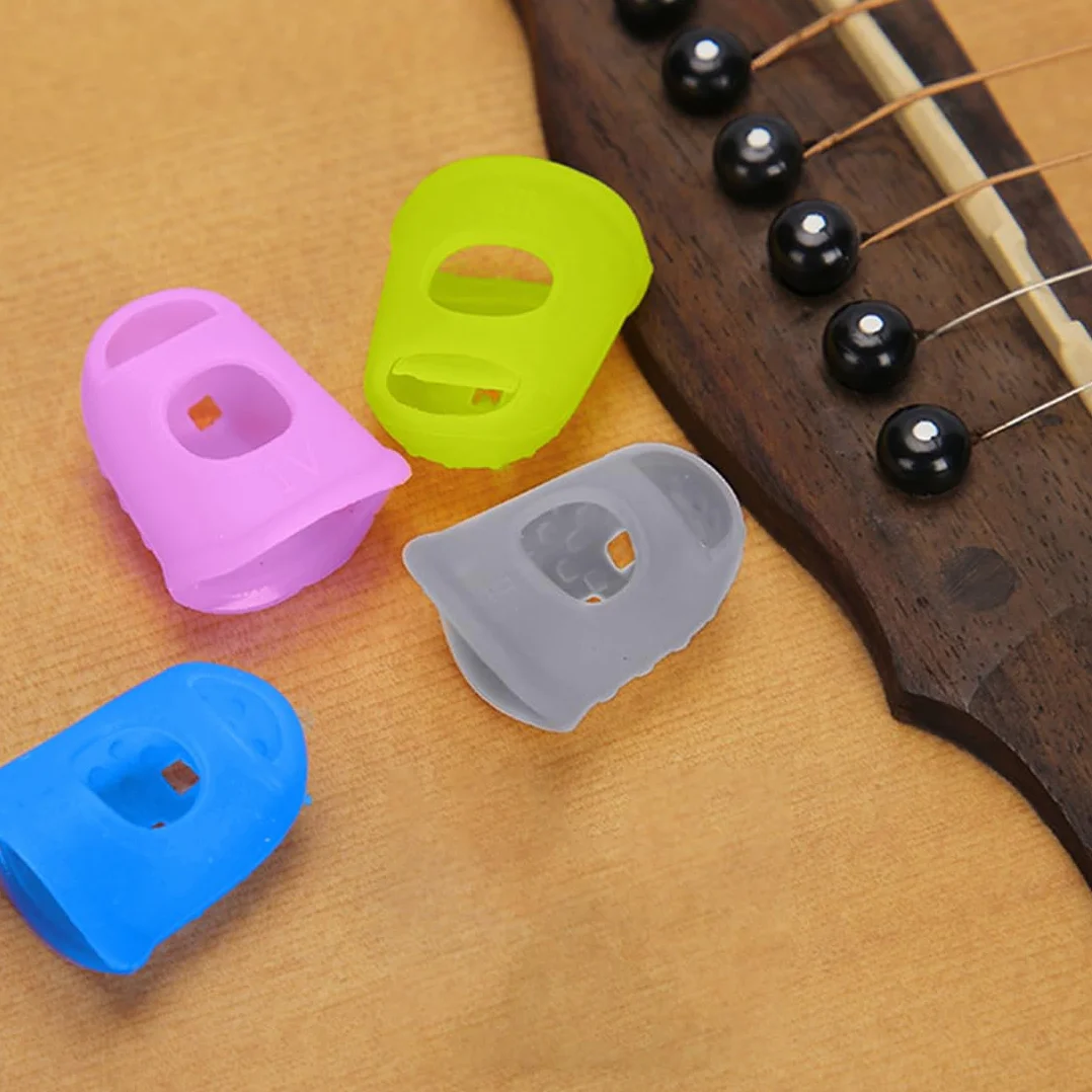 Protezioni per Dita in Silicone Antiscivolo Riutilizzabili 16 Pezzi 4 Misure