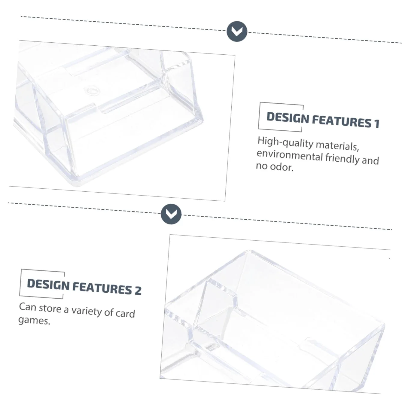 jojofuny 3 Set Biglietti Visita Per Carte Visita Scrivania Organizer Ufficio E Design Stabile Per Stand Espositivi 2 Pezzi * 3