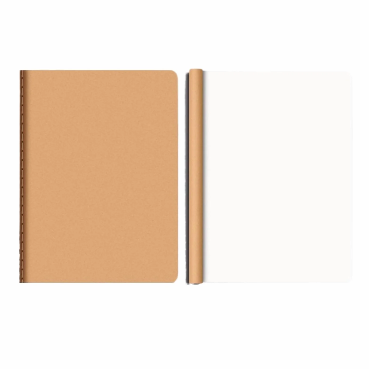 Quaderno Appunti, Diario Quaderno di Viaggio Semplice E Spesso con Rilegatura A Filo Taccuino Sketchbook(Bruin)