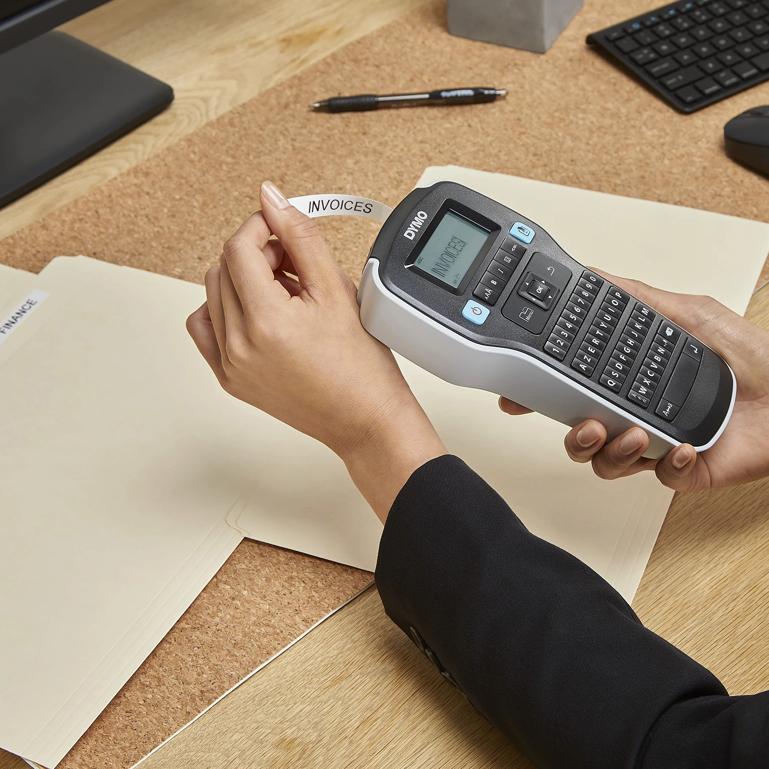 DYMO LabelManager 160 Etichettatrice portatile tastiera QWERTZ etichette D1 6 9 12 mm