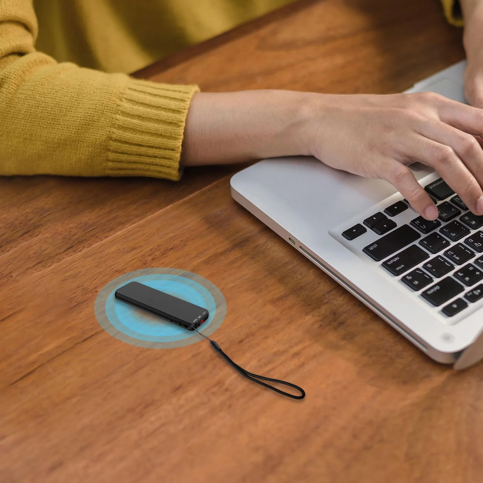 40ore Registratore Vocale, 64GB Registratore con Attivazione Vocale e Riduzione del Rumore Intelligente, USB-C Registratore Audio per Università Lezioni Riunioni Interviste
