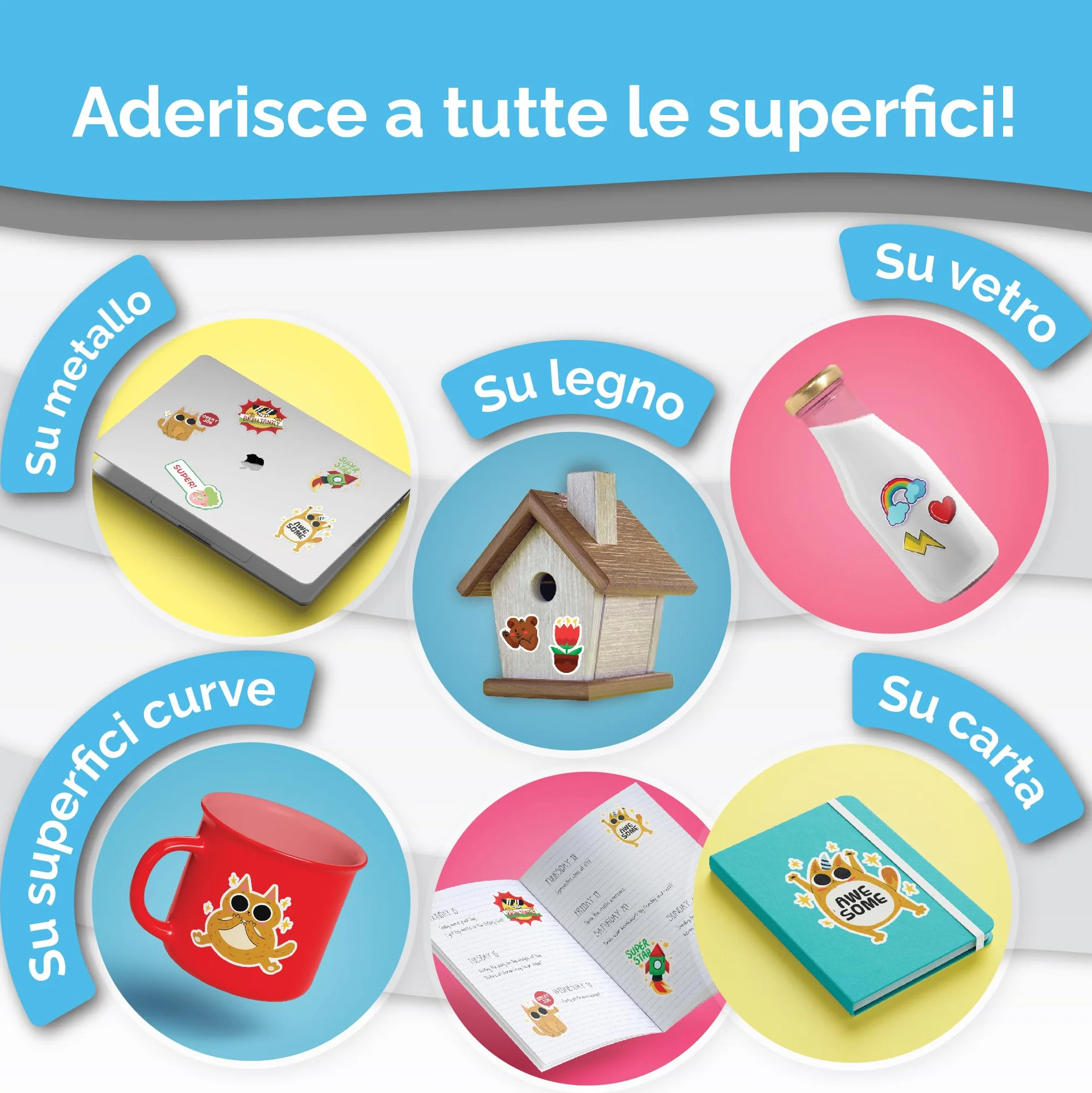 Carta adesiva in vinile stampabile A4 lucida impermeabile 32 fogli per stampanti laser e getto d'inchiostro