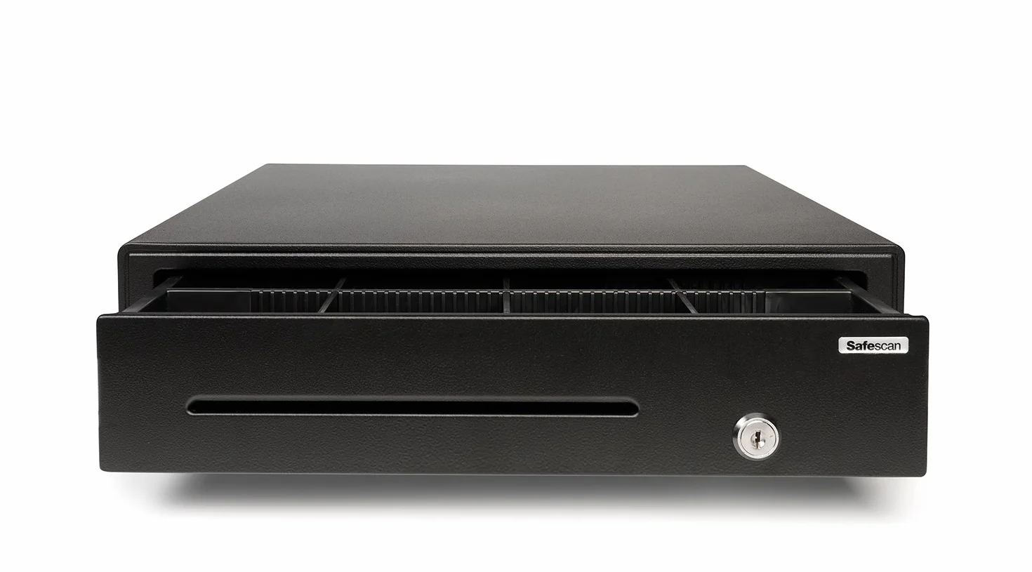 Safescan SD-4141 cassetto per soldi conserva i contanti - Cassa cassetto con 4 scomparti per banconote e 8 per monete - Connessione RJ-12 - Cassetto registratore di cassa 41 x 41,5 x 11,5 cm