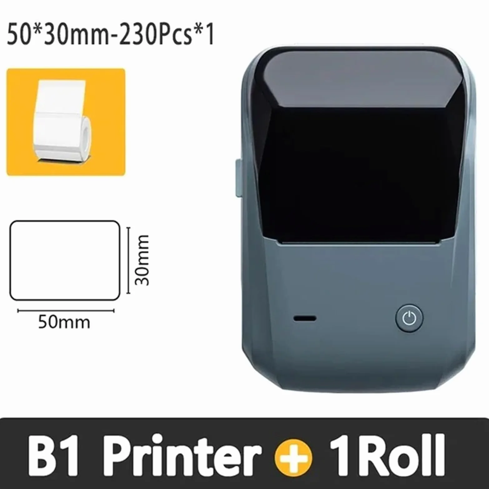 Etichettatrice, Stampante For Etichette Termiche B1 Portatile Bluetooth Wireless Autoadesiva Con Codice A Barre E Prezzo,per casa, cucina, ufficio