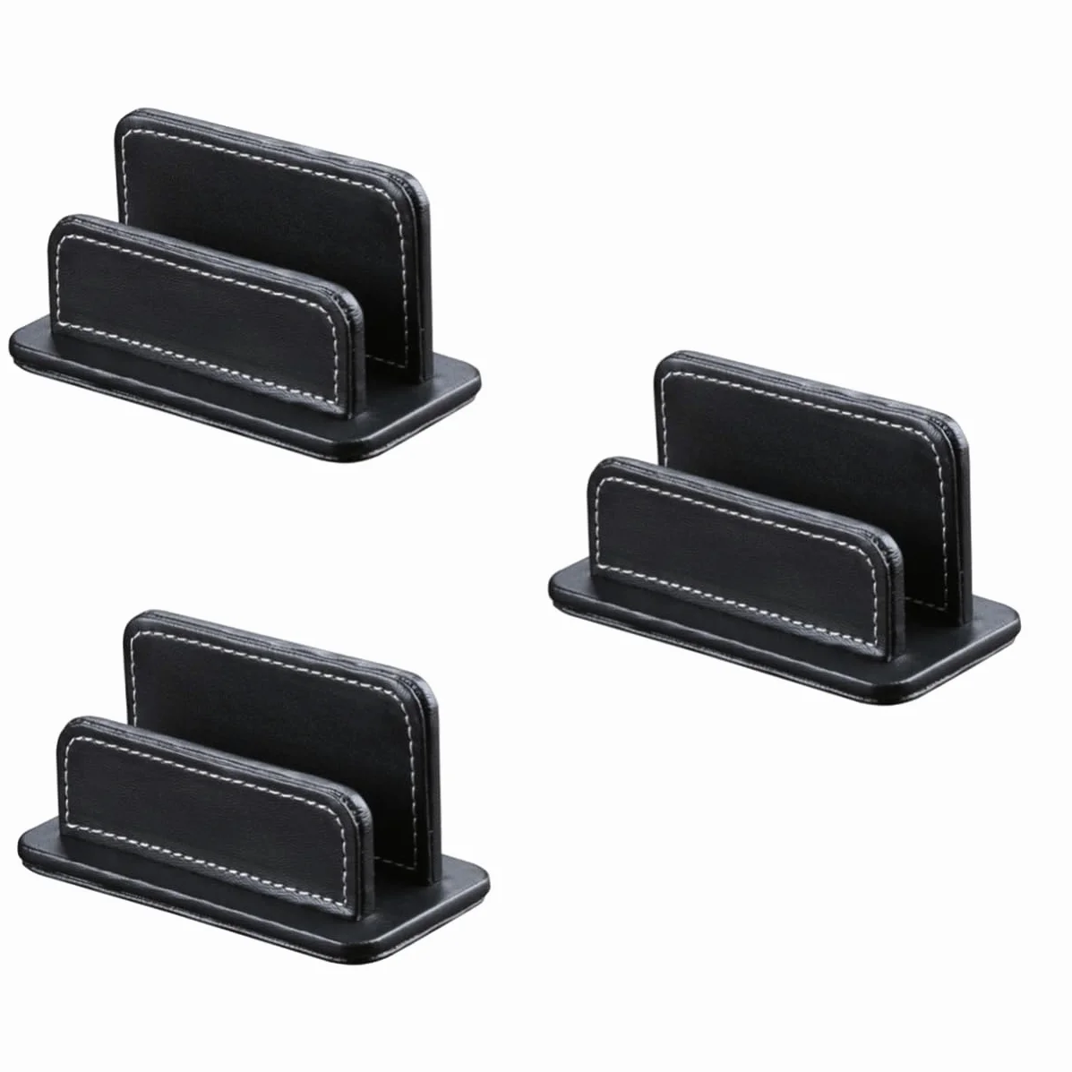 3pezzi Espositivo Per Biglietti Visita Pelle Pu Elegante Organizer Per e Biglietti Visita Design e Per Ufficio e Presentazioni
