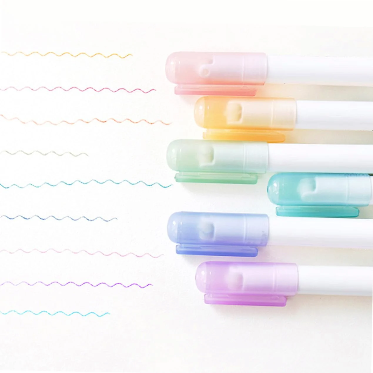 STOBOK 12pezzi Evidenziatori Colorati Doppia Punta Pennarelli Per Note e Studio Cancelleria Per Studenti Facili Da Usare e Resistenti