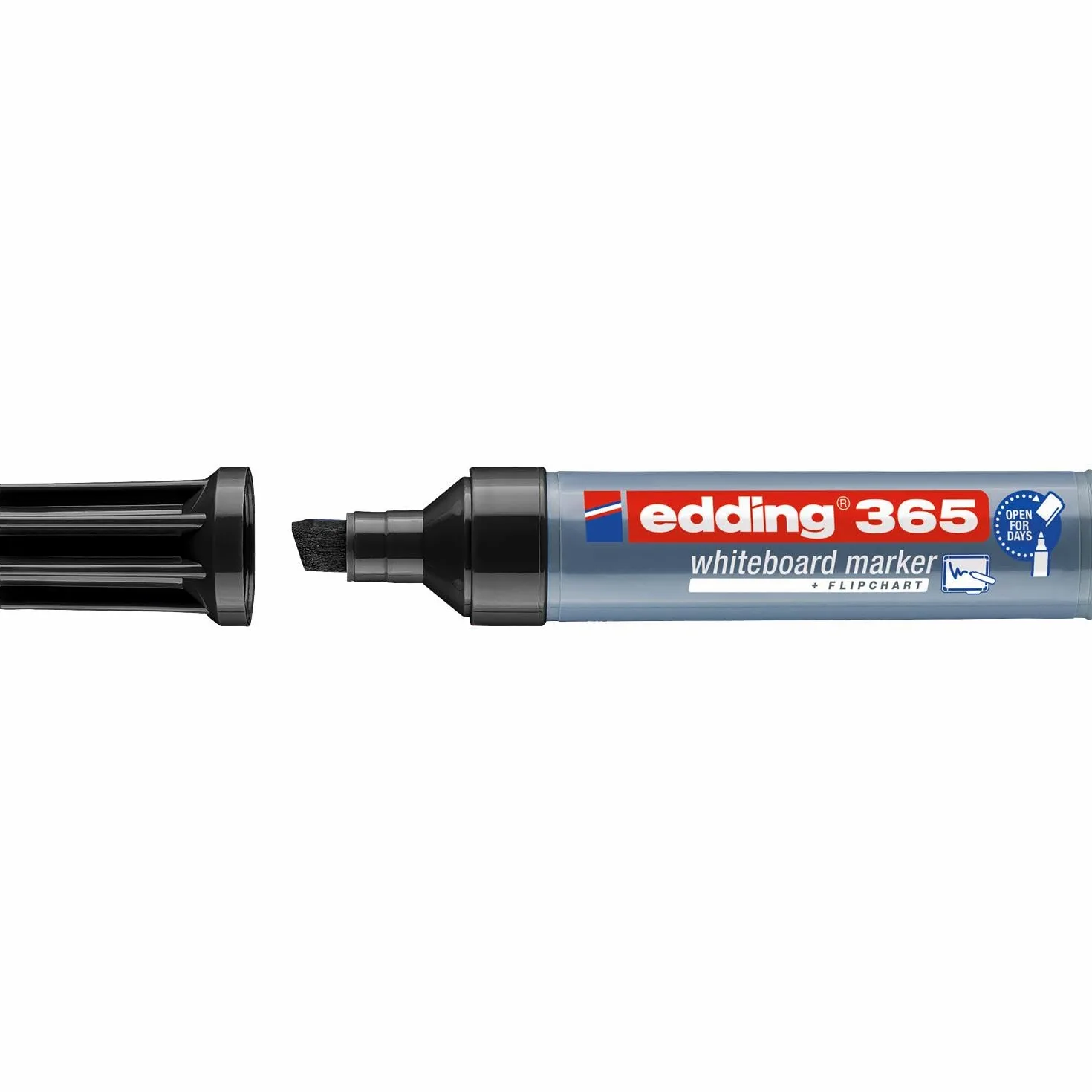 Edding Set di 10 pennarelli per lavagne bianche a 365 punta smussata, 2-7 mm