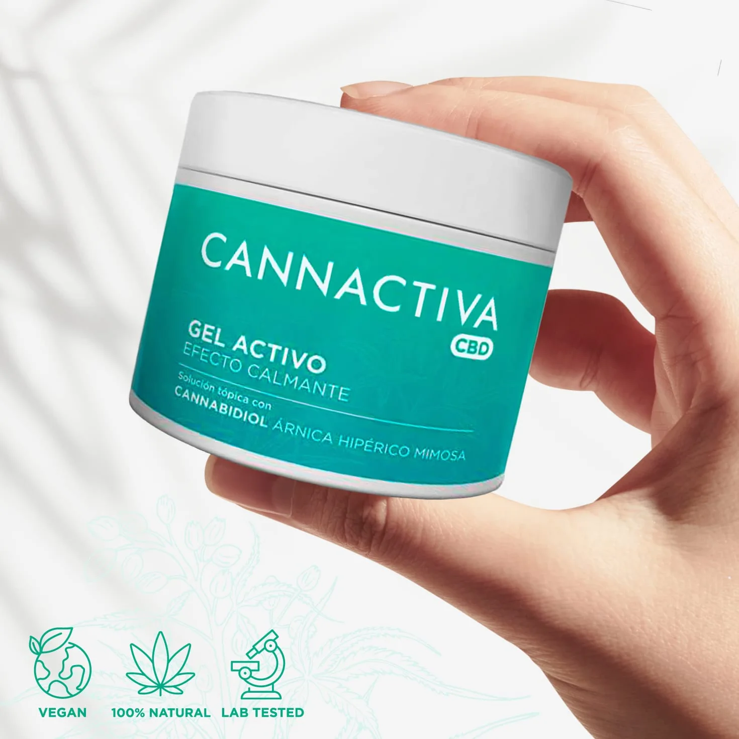 Gel Activo con CBD Fisioterapia 300ml Cannactiva