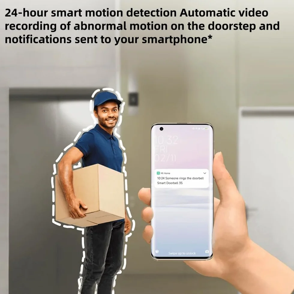 Xiaomi Mi Smart Doorbell 3S Black EU BHR7068GL