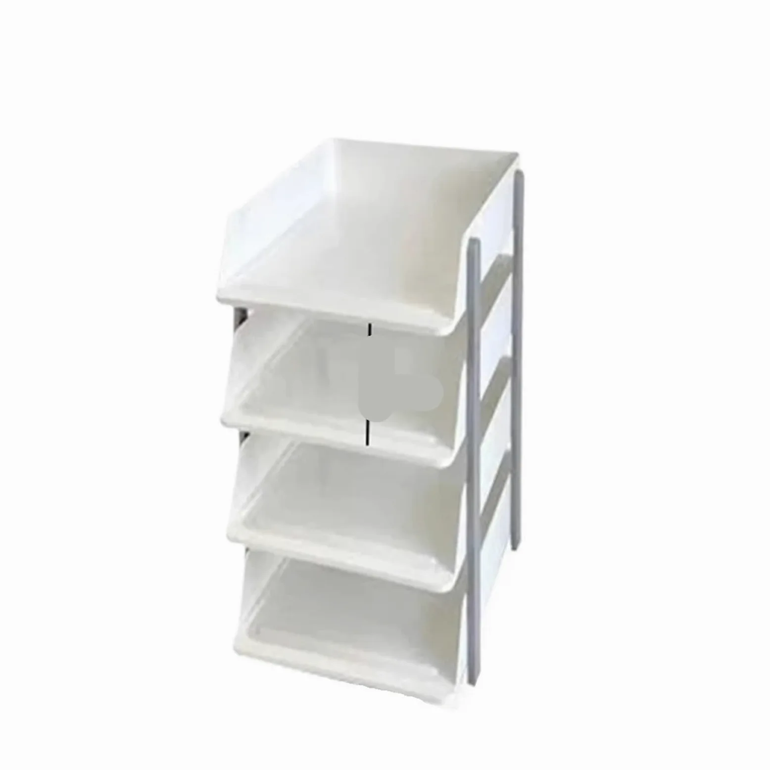 Vassoio Per Lettere Rack Di Archiviazione File Desktop | Materiali for ufficio Scaffale for libri con cornice for scatola di immagazzinaggio for cartelle A4 multistrato(4 floors)
