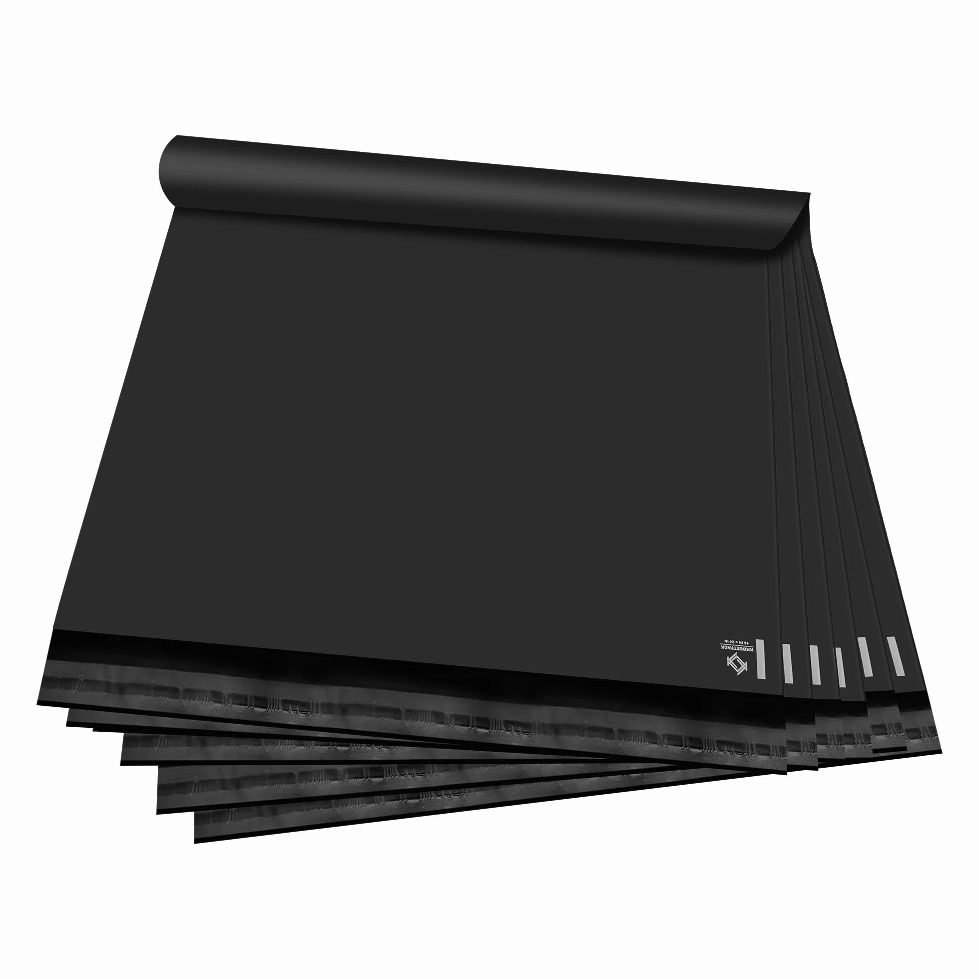 KKBESTPACK Buste da spedizione nere 19x24 50 PCS grandi buste per spedizioni per piccole imprese - buste autosigillanti per pacchetti