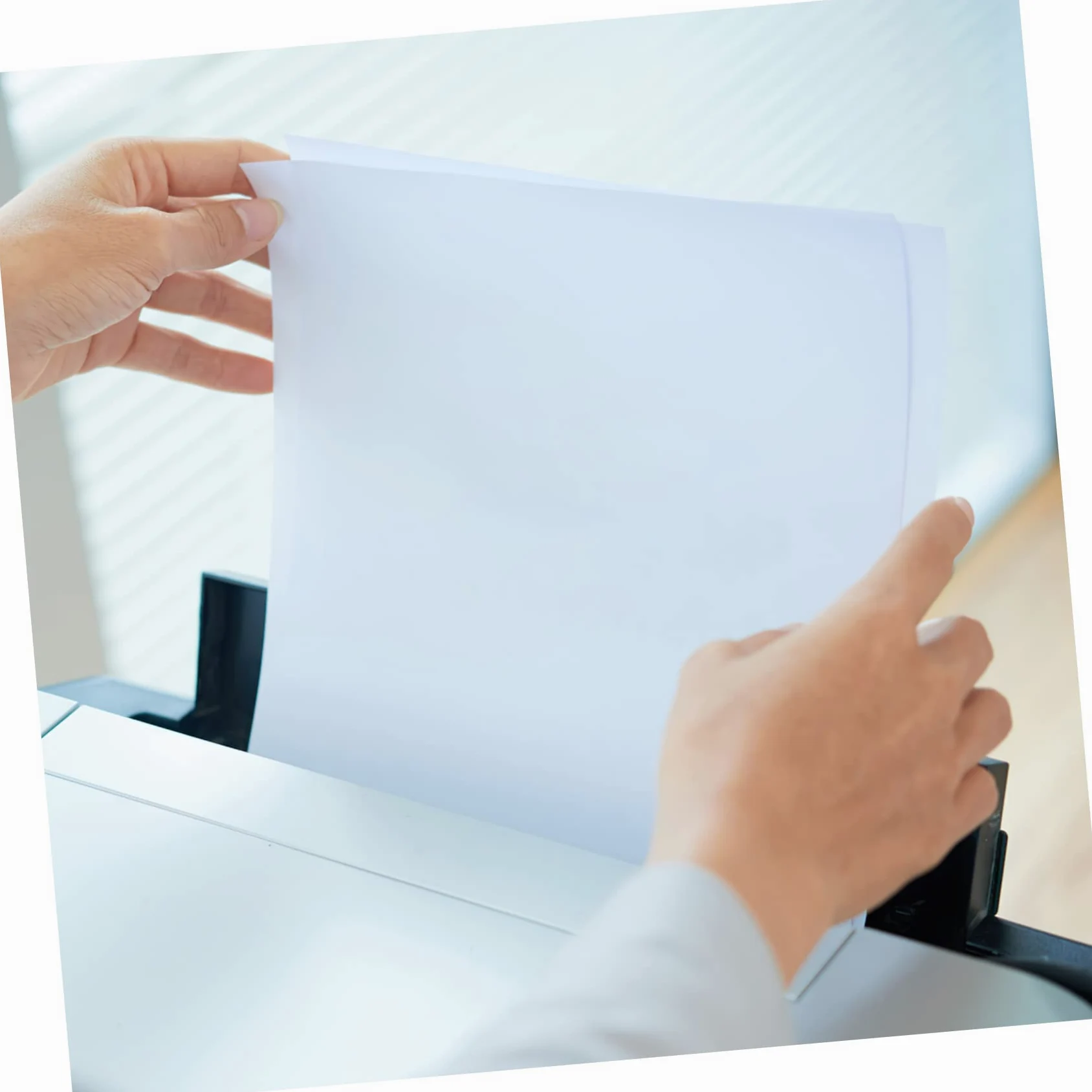 Uonlytech 100fogli Carta Adesiva Bianca Per Stampante Getto d Inchiostro Carta Adesiva Opaca Di Per Etichette Personalizzate