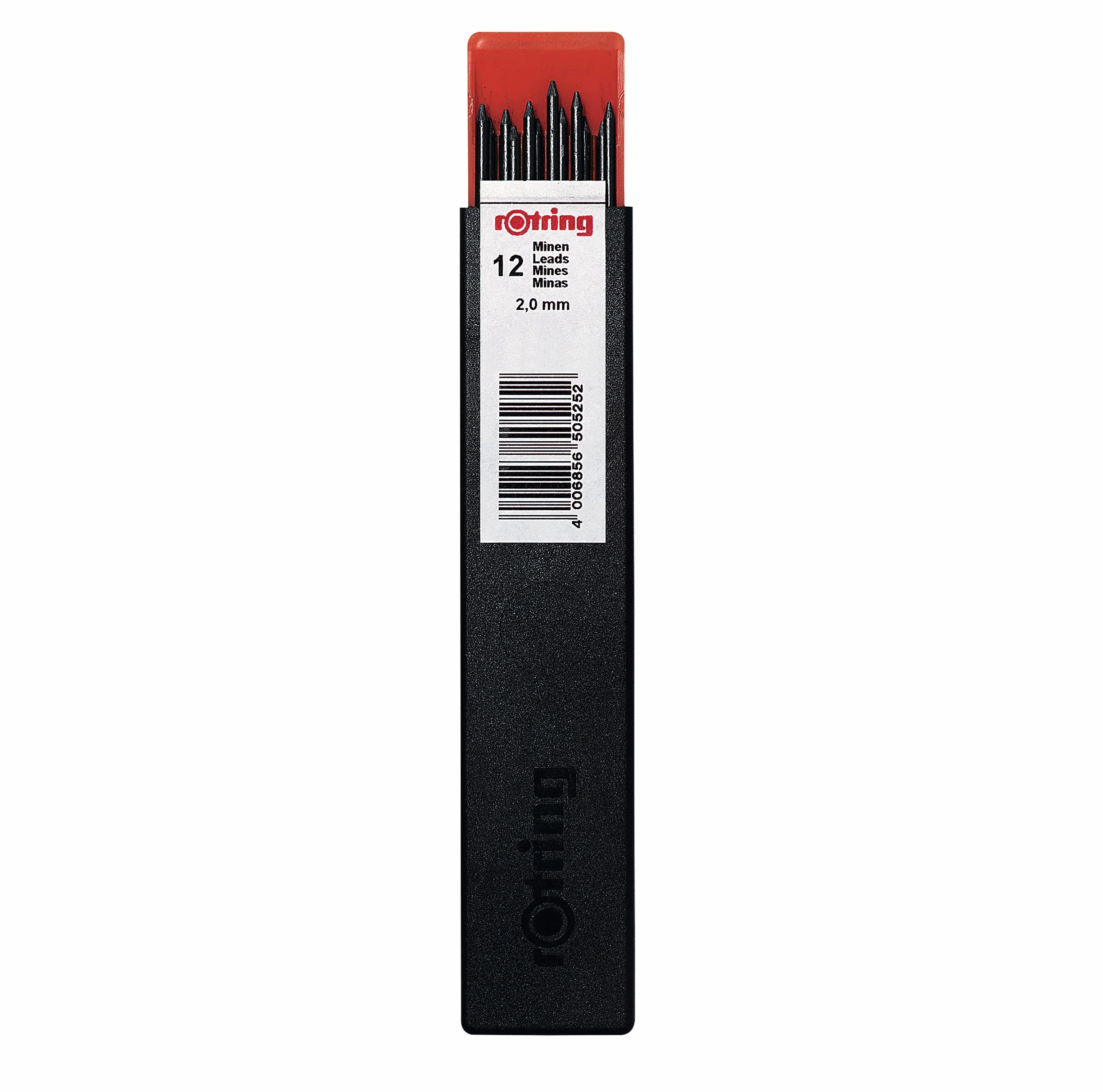 Rotring Ricariche Mine Extra Solide 2,0 mm HB 12 Mine