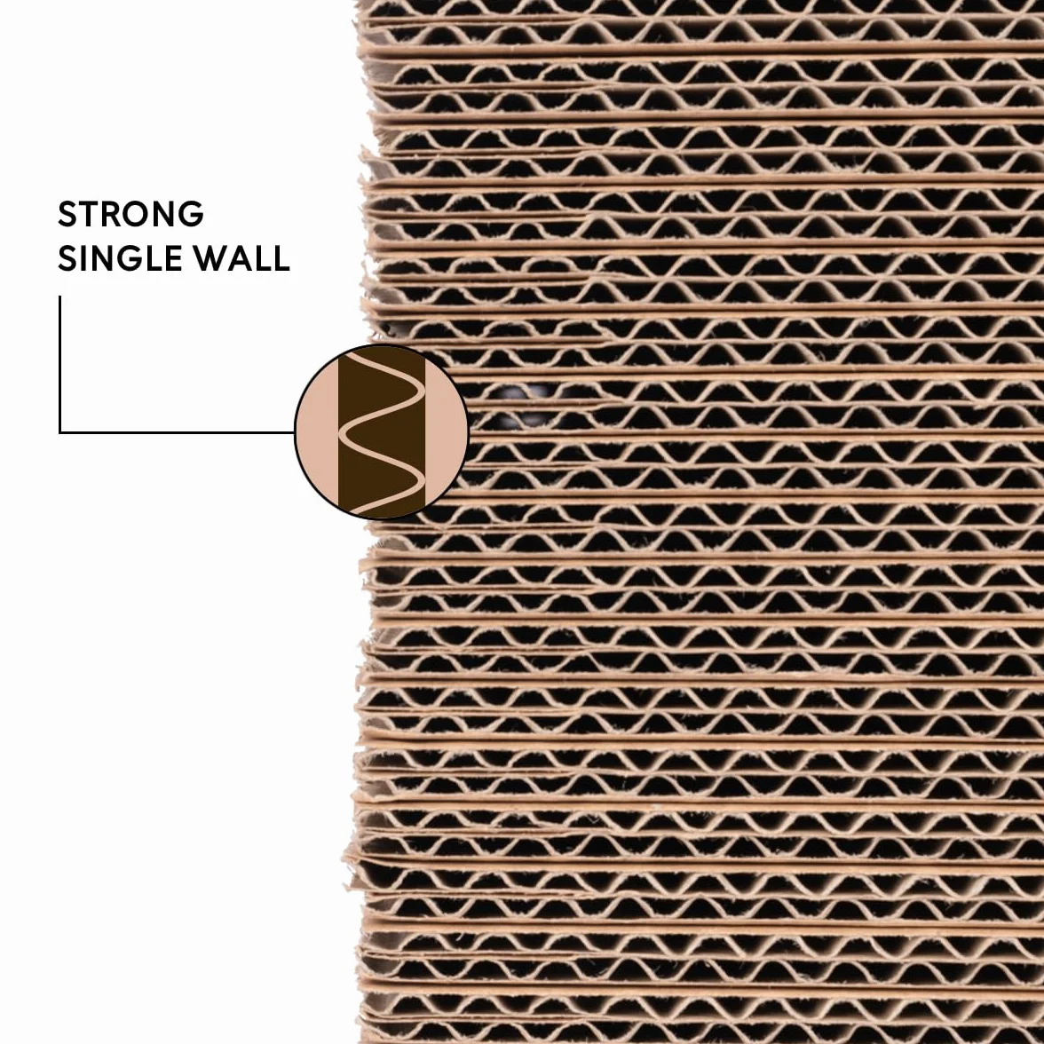 verpacking Scatole pieghevoli 200 x 200 x 200 mm KK 07 Marrone [Dimensione e quantità selezionabili] 1 onda medie scatole 25 pezzi