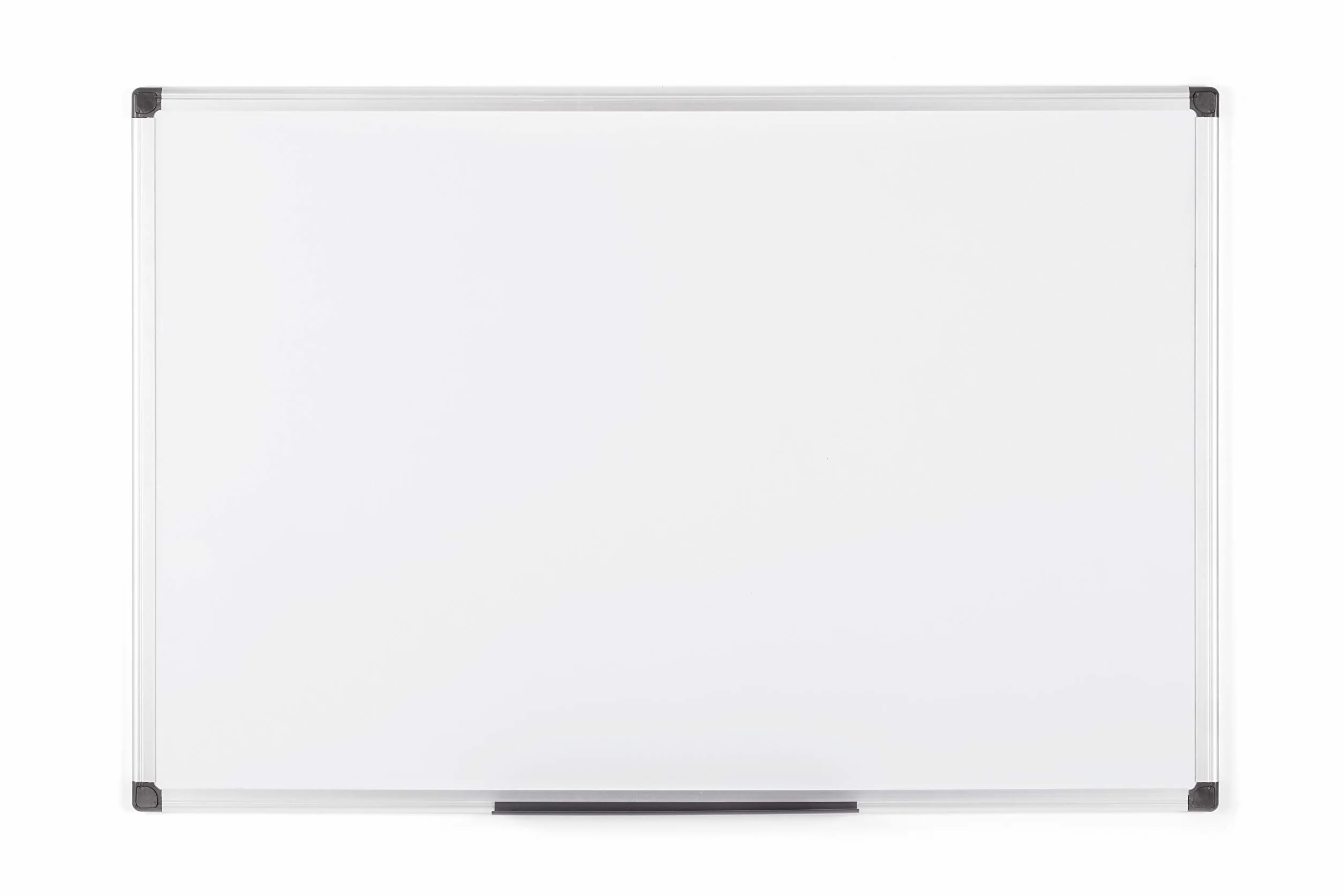 Bi-Office Maya - Lavagna Magnetica Bianca, 90 x 60 cm, Con Cornice In Alluminio, Superficie Magnetica Acciaio Laccato