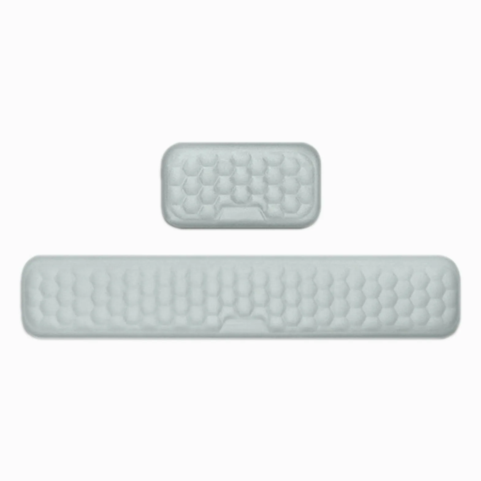 Tappetino di riposo per tastiera e mouse, poggiapolsi per tastiera in | memory foam, 2 pezzi comodo poggiapolsi in memory foam, poggiapiedi ergonomico e,