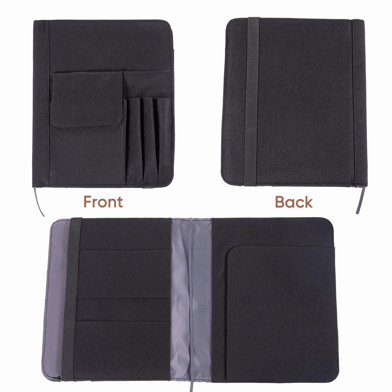 APOFFICE Custodia protettiva per quaderni da lavoro, organizer per quaderni, compatibile con Rocketbook Fusion, con passante per penna, porta biglietti da visita, tasca per accessori