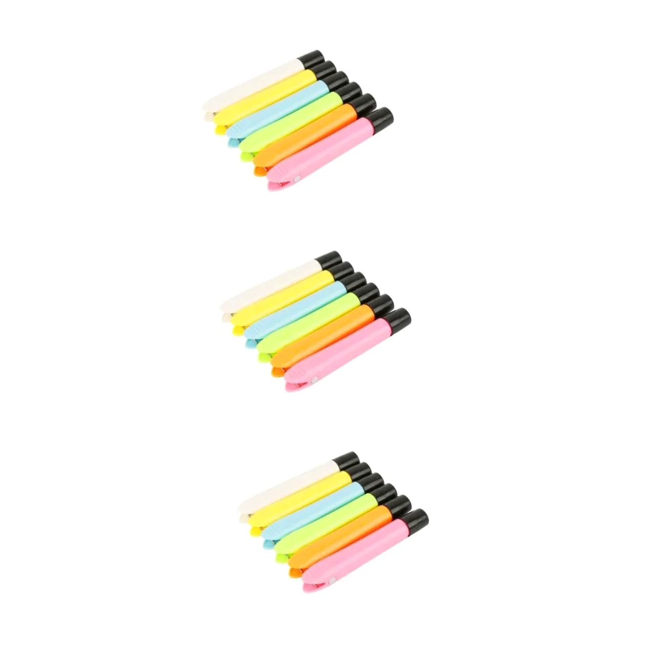 Gadpiparty 3 Set Clip Magnetiche Per Gessetti Design Per Scuole E Lavagne Per Manutenzione E Utilizzo Facile Colori Casual Colore Casuale 6 Pezzi*3