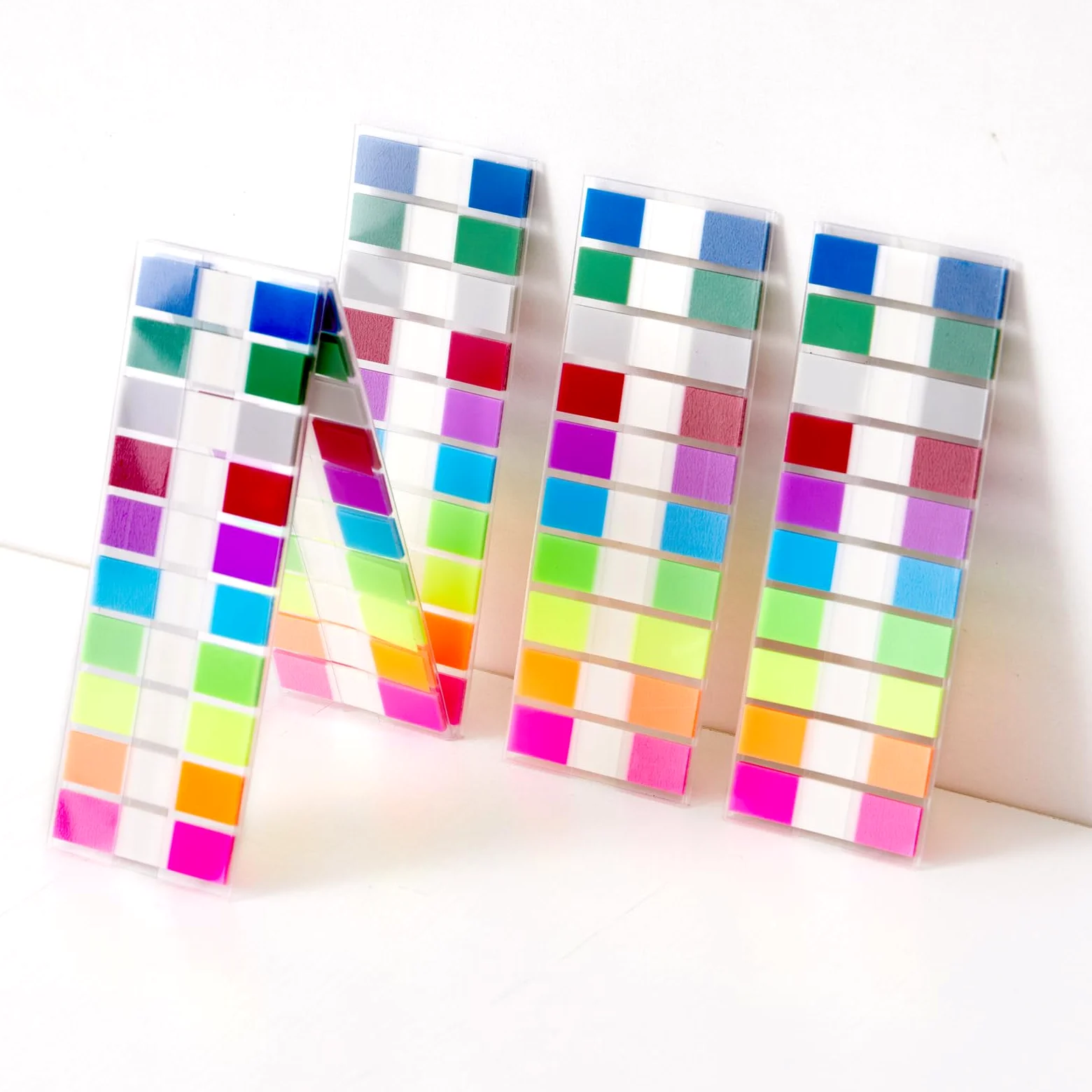 Segnapagina adesiva per appunti, trasparente, scrivibile, colorata, per libri, indice, etichette, etichette, etichette, divisori, per quaderni, ufficio, scuola, insegnanti, planner memo, 1000 pezzi