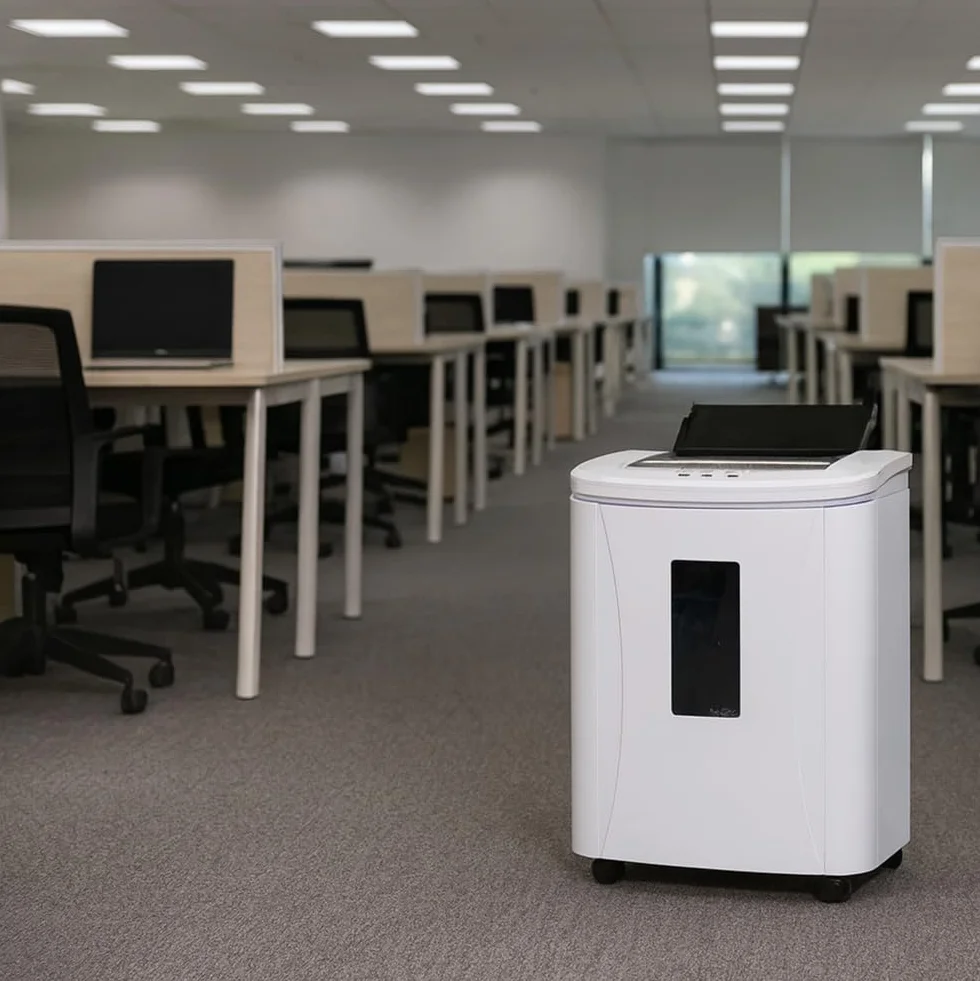 Tritacarte Distruggi Documenti Ufficio: 150 Fogli Capacità 25L Basso Rumore <60dB Protezione Sicuro e Silenzioso Surriscaldamento Carta Carta Credito Casa Scuola Cliniche Studi Legali