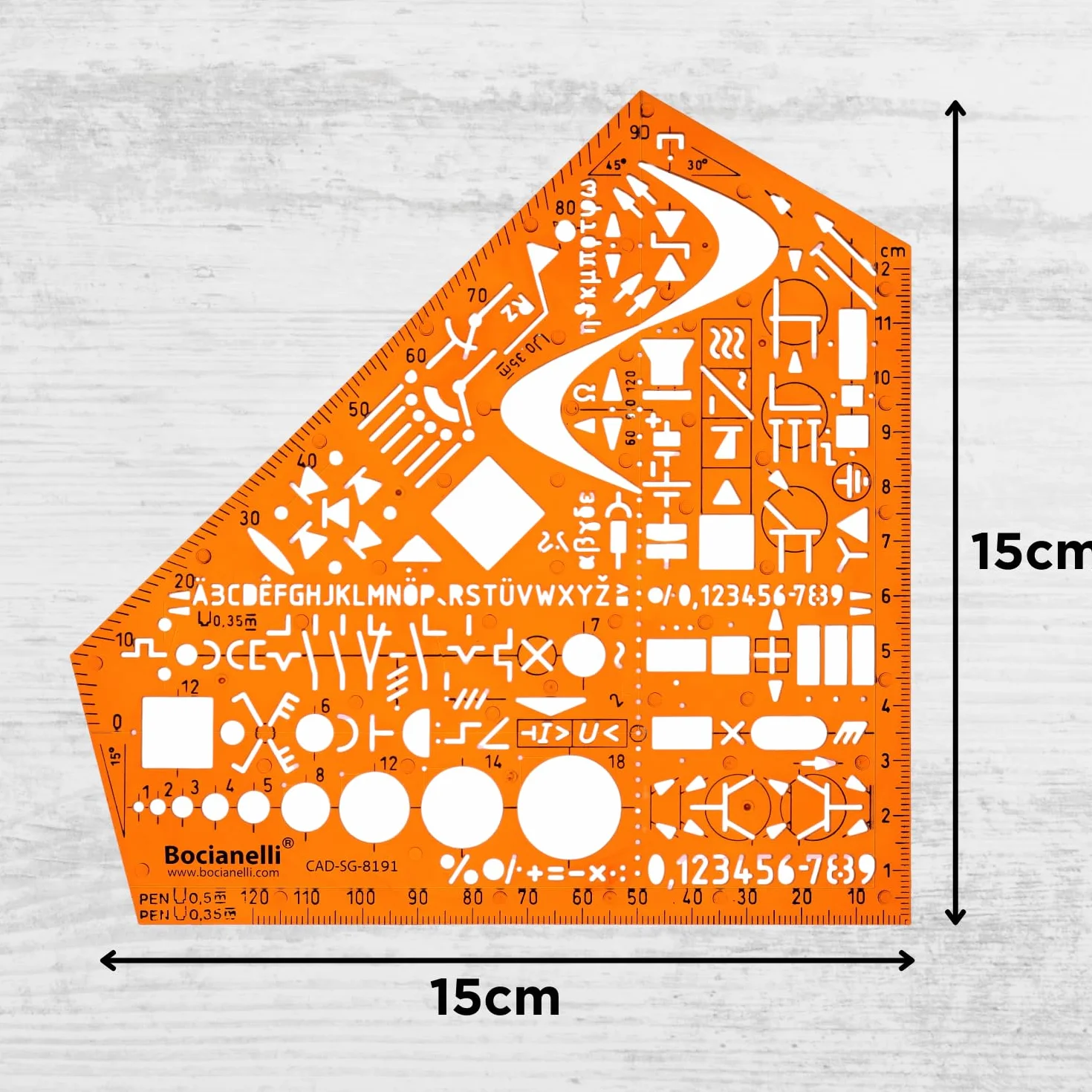 Maschera Sagoma Stencil Simboli Installazione Elettrica Elettronica Modello Disegno Forniture Progetti Ingegneria Schema Elettrico Piano