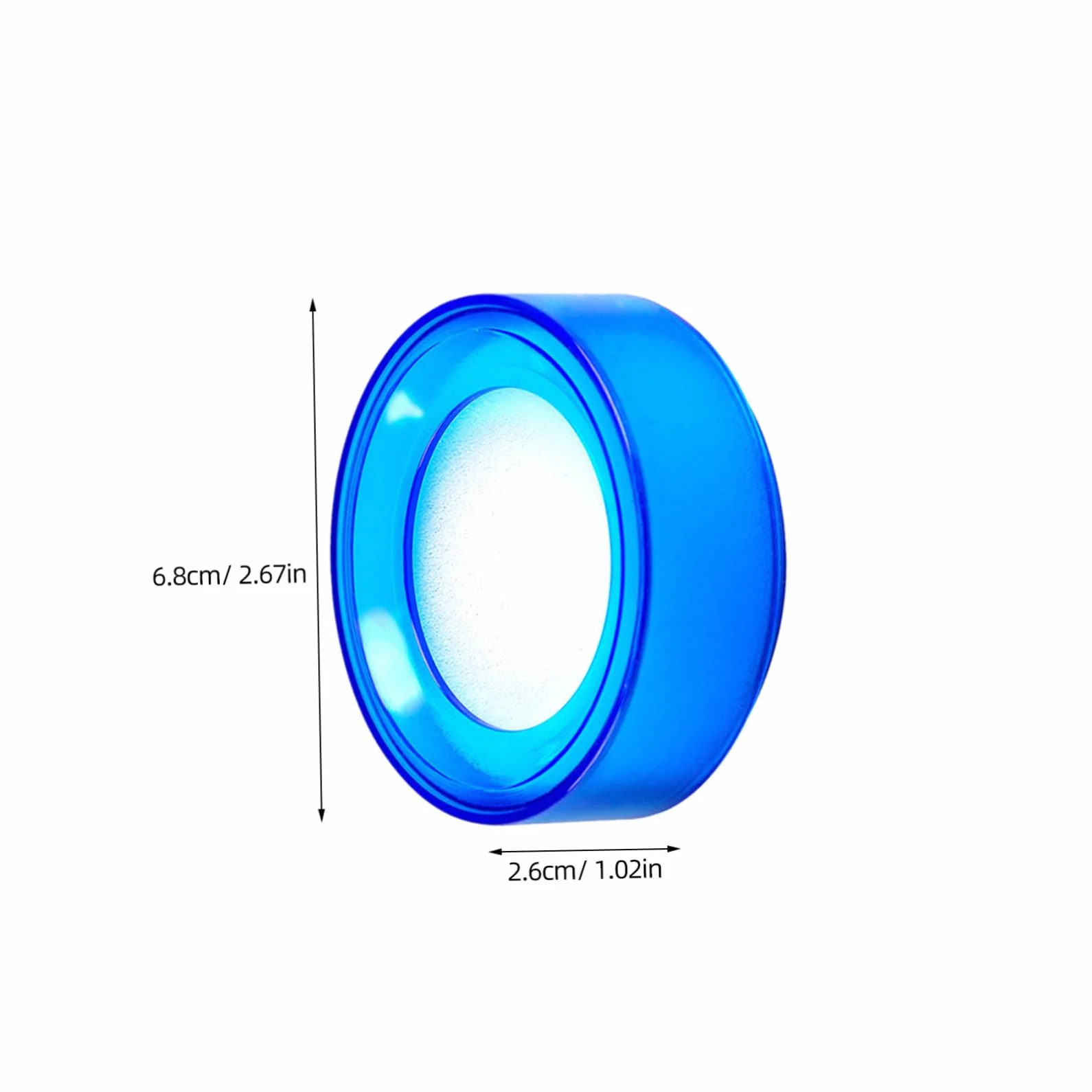 Umidificatore per Dito Spugna Rotonda in Plastica 6 Pezzi per Bagnare Rapidamente la Punta delle Dita