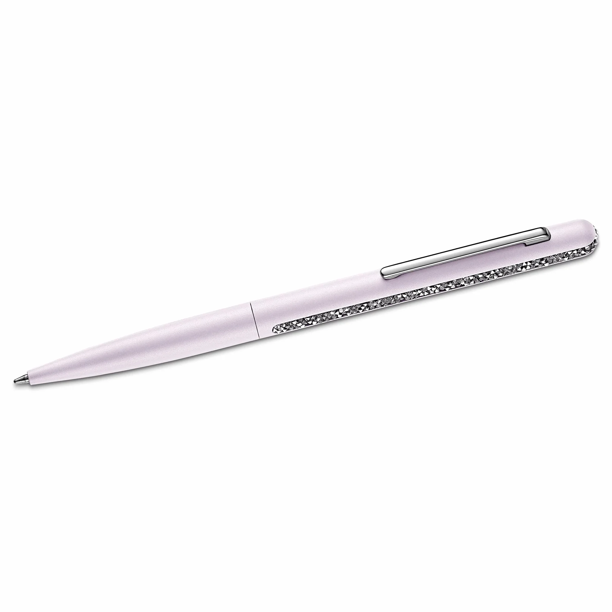 Swarovski Crystal Shimmer Penna a Sfera, con CristalliSwarovski , Struttura in Metallo Laccato, Rosa