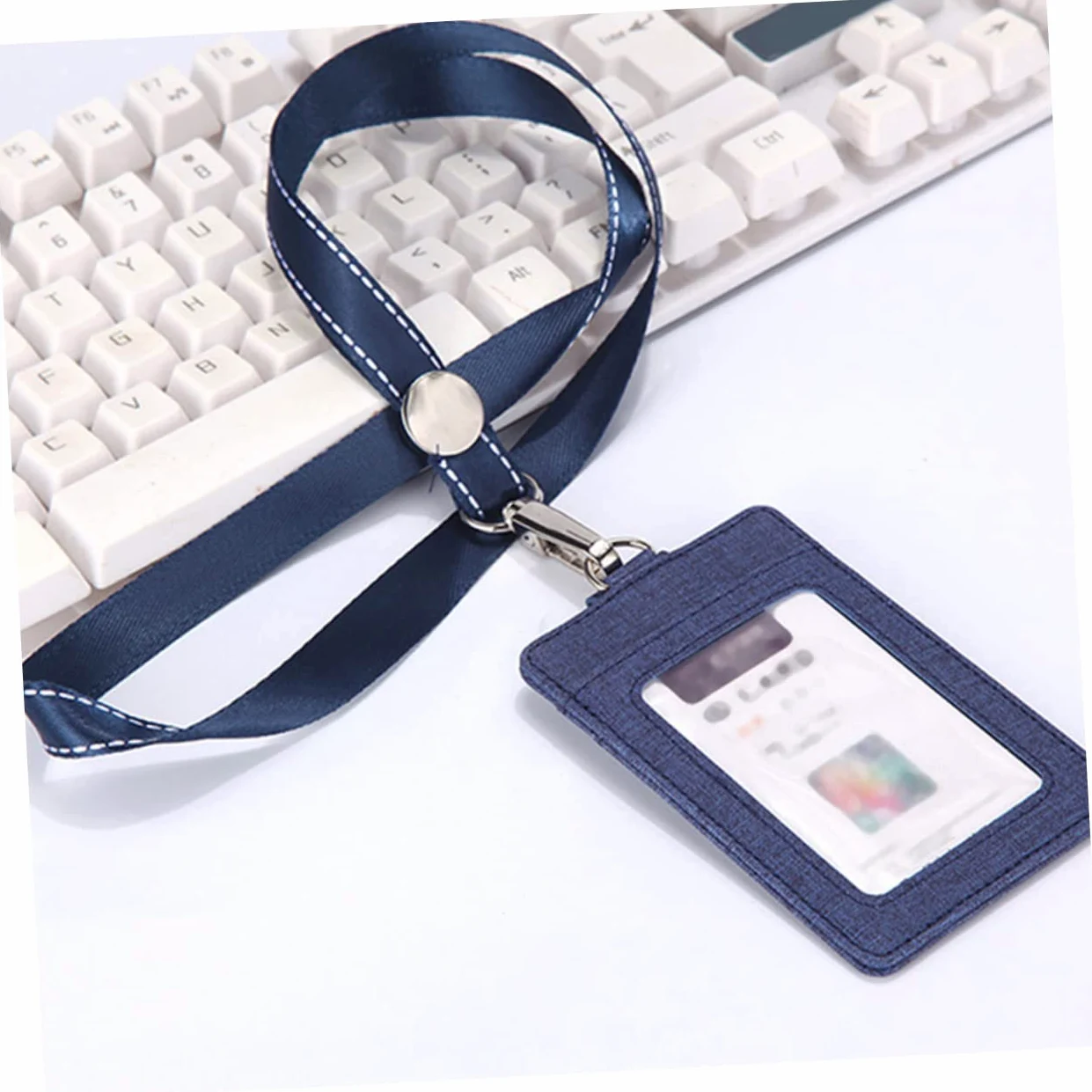 NUOBESTY 9pezzi Badge Pu Con Laccetto Staccabile Custodia Per Del Bus e Documenti Design Scuola e