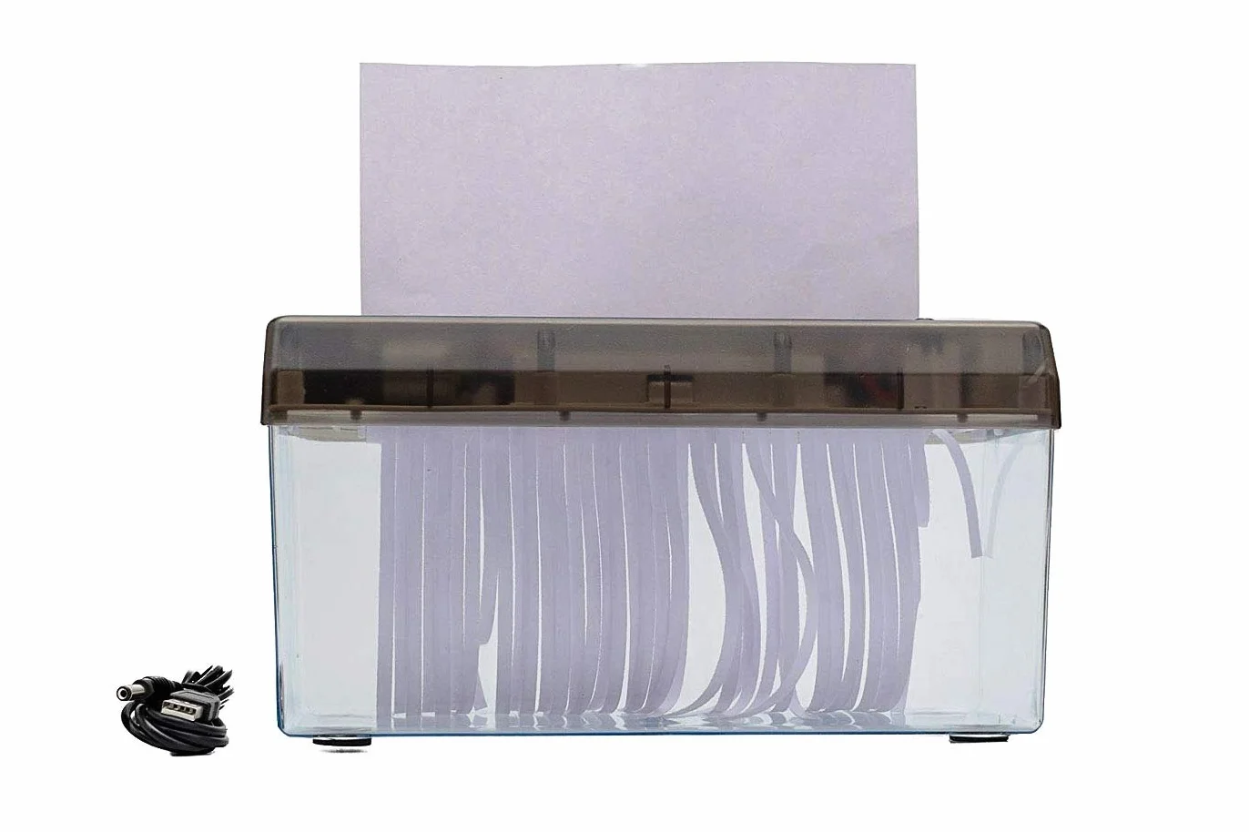 TEMPO DI SALDI Distruggi Documenti Elettrico Trita Carta A4 A Strisce Con Presa USB O Batterie