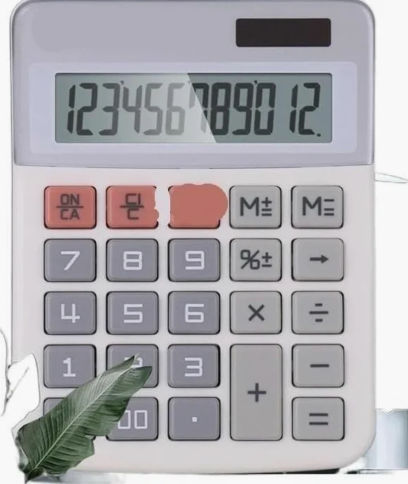 calcolatrice, Calcolatrice portatile e durevole for ufficio finanziario aziendale da tavolo for