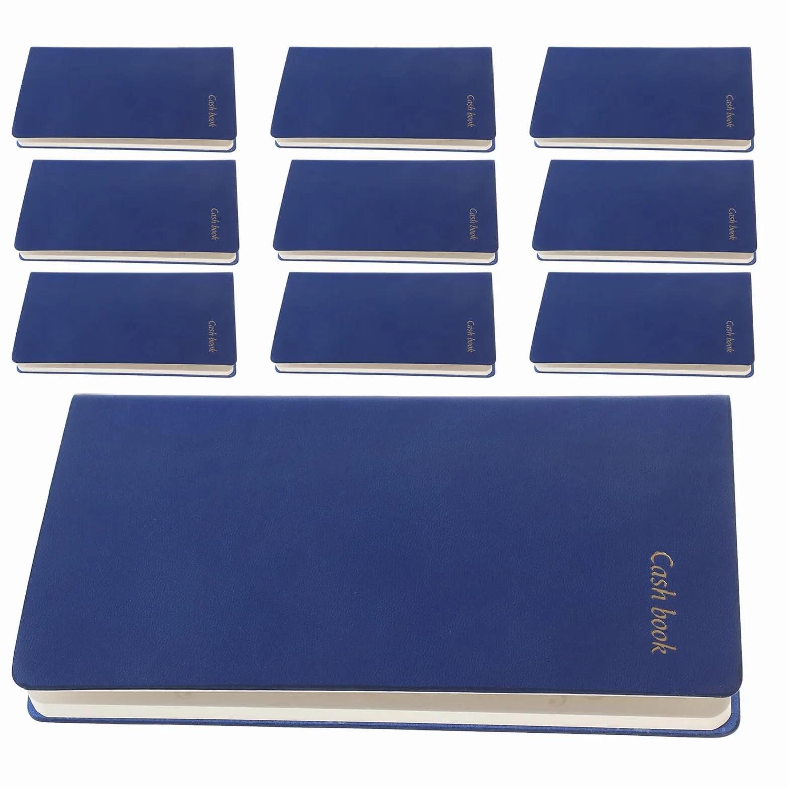 Quaderno di Bilancio Portatile A6 Set da 10 Pezzi Pianificatore Finanziario Mensile Blu in PU Organizzatore di Budget Personale per Gestione Spese Quotidiane e Monitoraggio