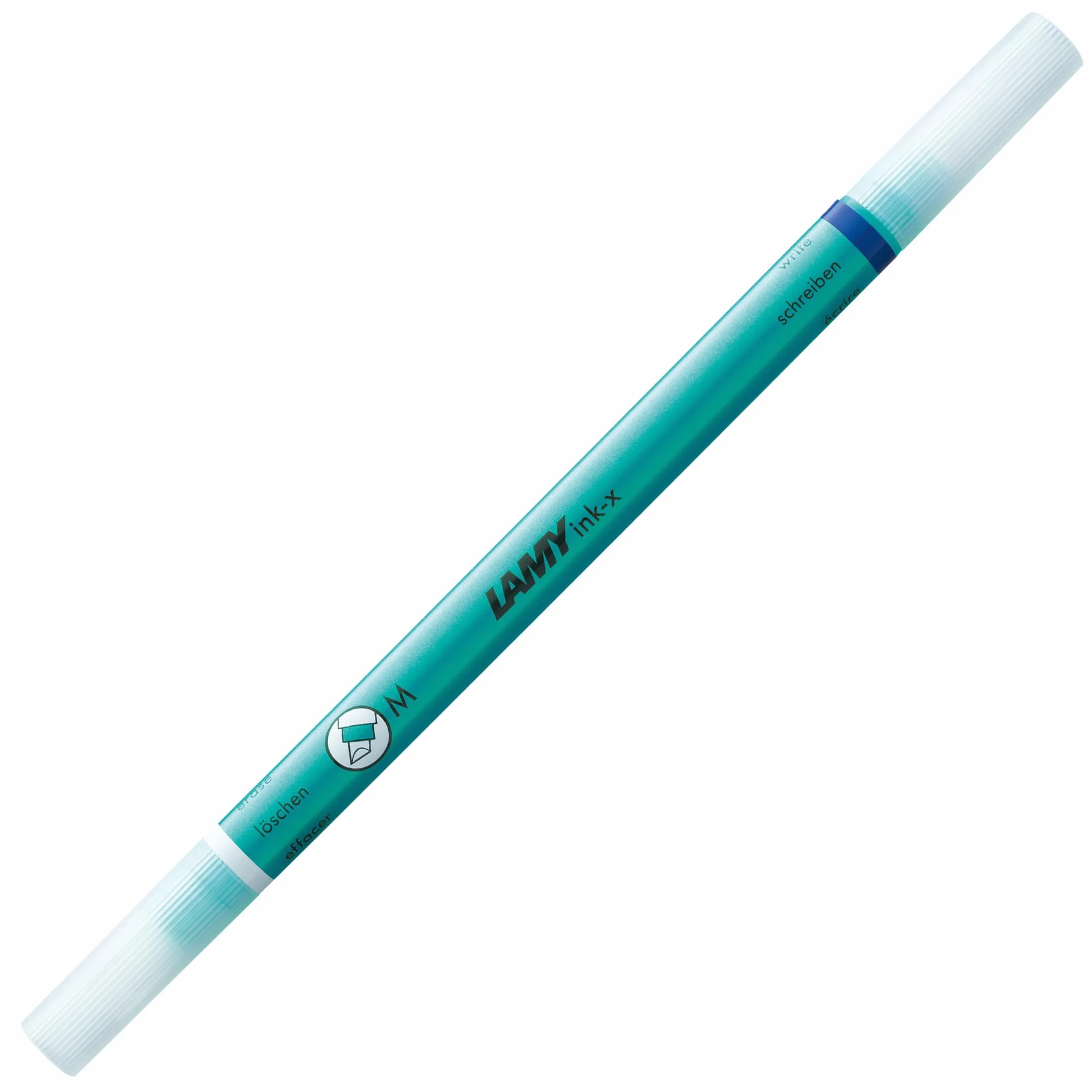 LAMY Set 10 Cancellatori in Plastica con Punta di Spinta e Correzione per Inchiostro Blu