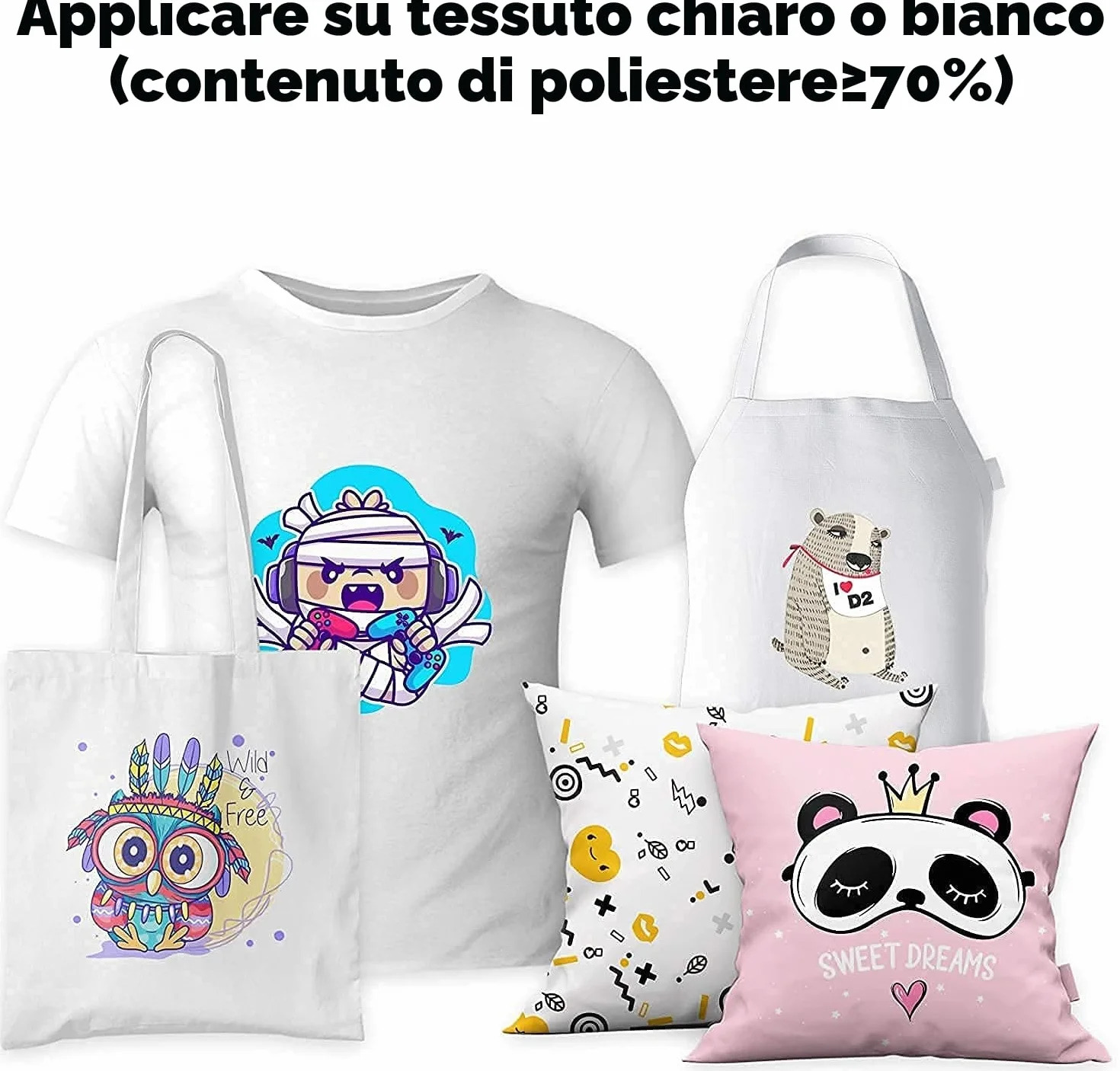 A-SUB Carta per sublimazione A4 210x297 mm 100 fogli Compatibile EPSON SAWGRASS RICOH BROTHER