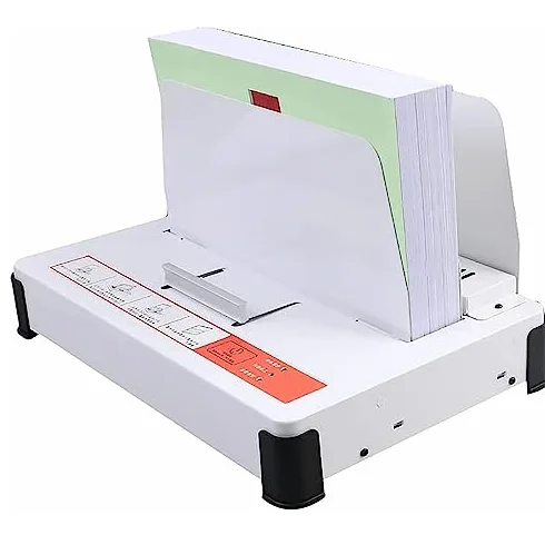 Rilegatrice termica per libri formato A4, raccoglitore elettrico per documenti fino a 500 fogli, spessore rilegatura 1-50 mm, perfetta per contratti, relazioni e gare d'appalto
