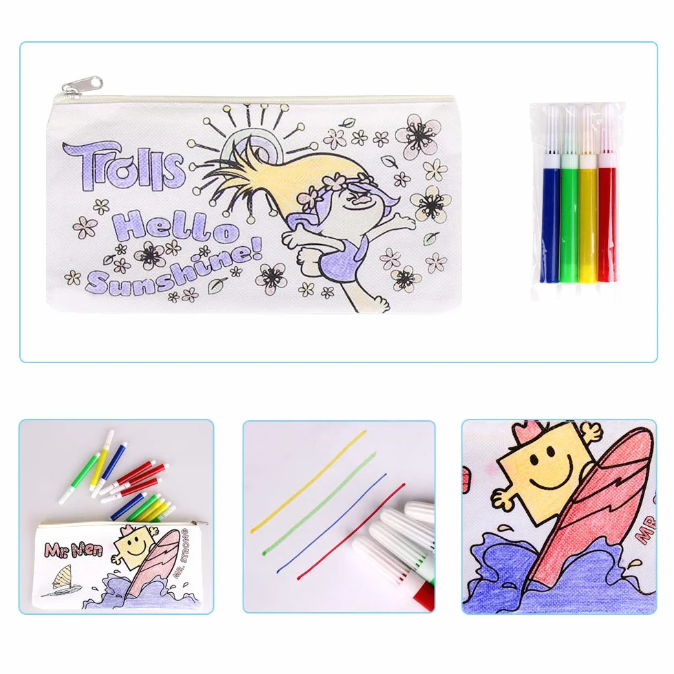 Faburo 32pz Kit Astucci da Colorare e Penne Colorate per Bambini Feste Compleanno Natale