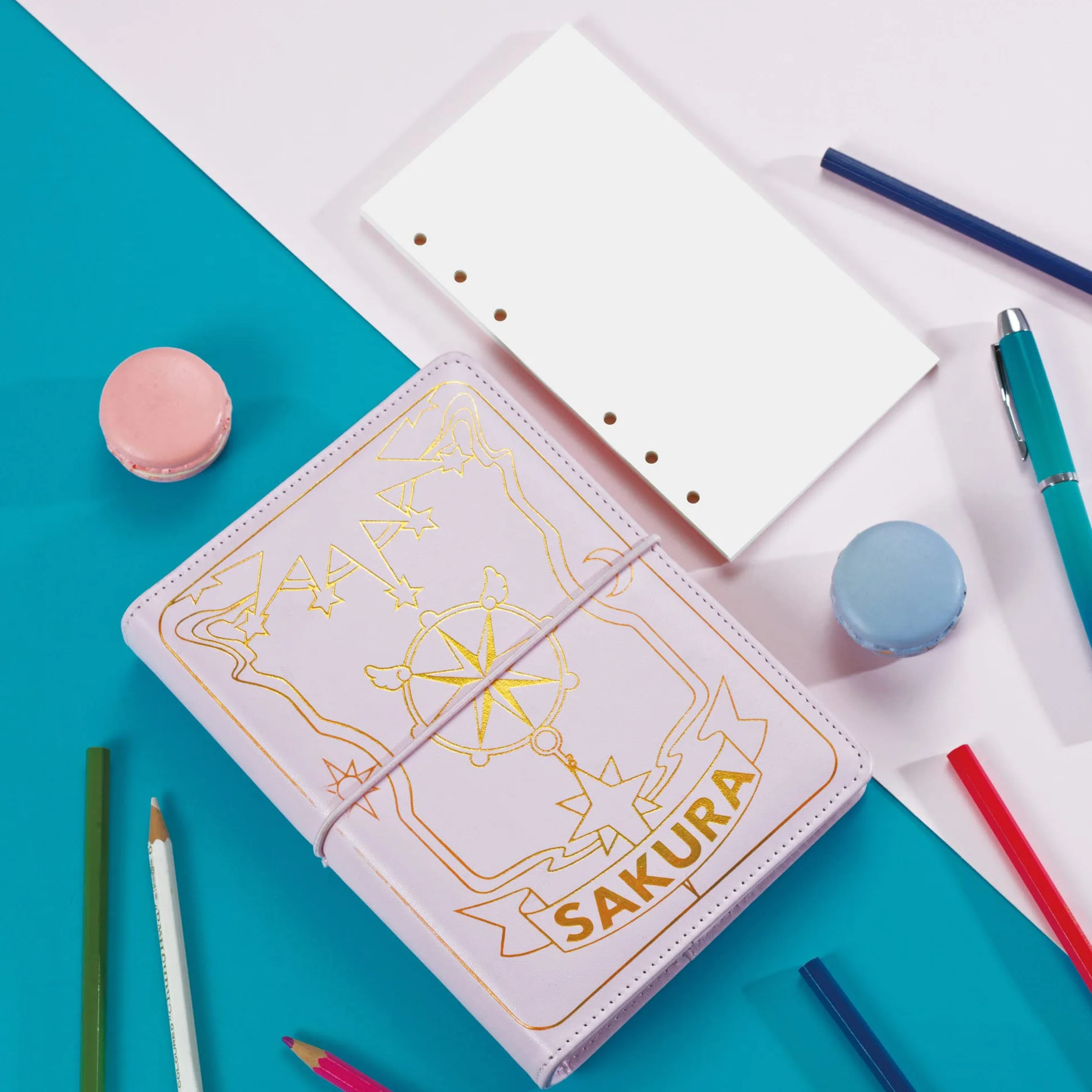 A6 Carta di Ricarica 135 Fogli, Inserti per Planner con Griglia 6 Fori Bianco per Filofax Bullet Journal
