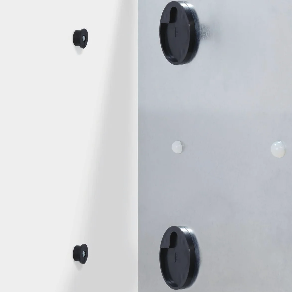 SIGEL Lavagna magnetica in vetro Artverum 100 x 100 cm | GL201, superficie lucida, vetro di sicurezza, 2 magneti al neodimio, bianco extra