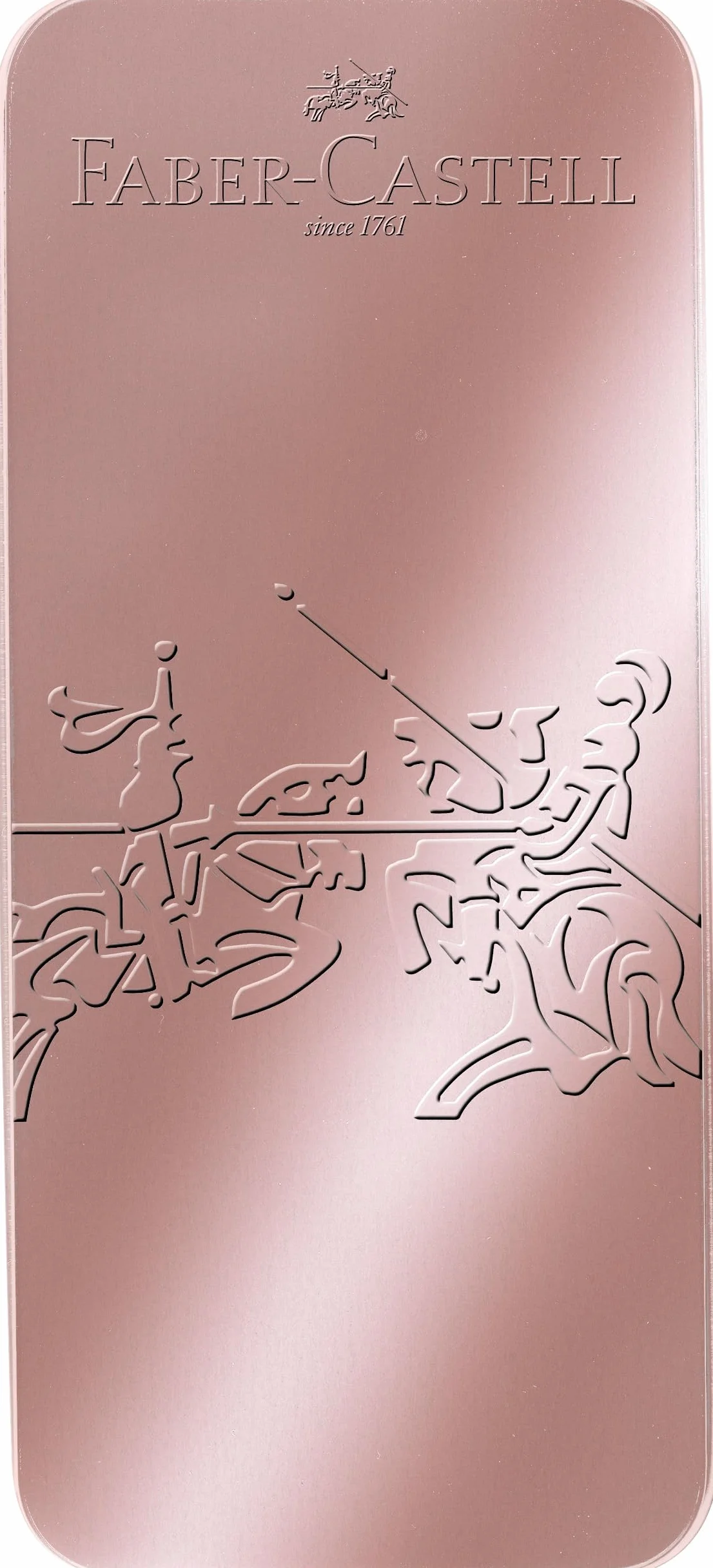 Faber-Castell 201539 - Set regalo Grip 2011 rosa pale, con penna stilografica M e penna a sfera XB, in custodia in metallo