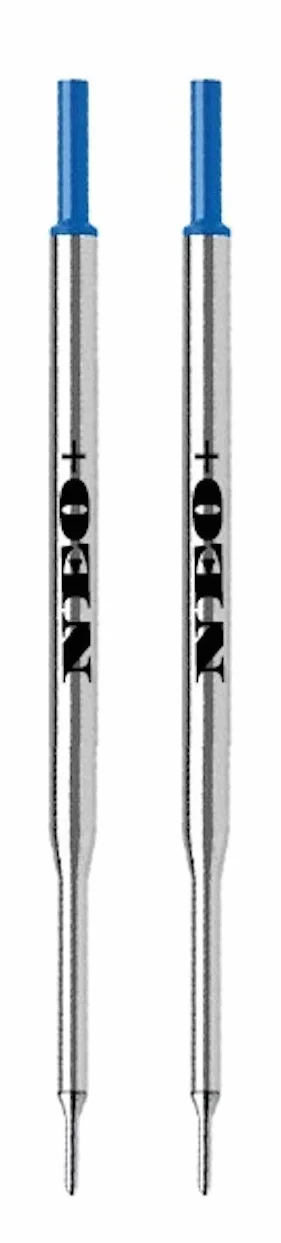 NEO+ Set di 2 ricariche per penna a sfera compatibili con PaperMate (INCHIOSTRO BLU)