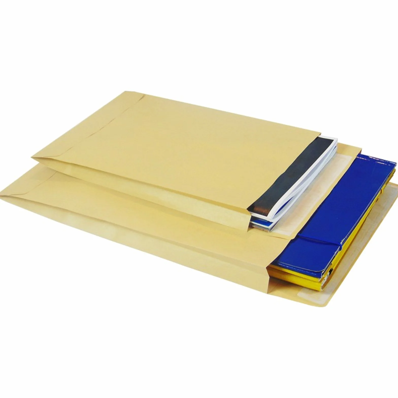 125 Buste postali a sacco avana con soffietti 30x40cm 120gr MONODEX STRIP AUTOADESIVE BLASETTI cod.843