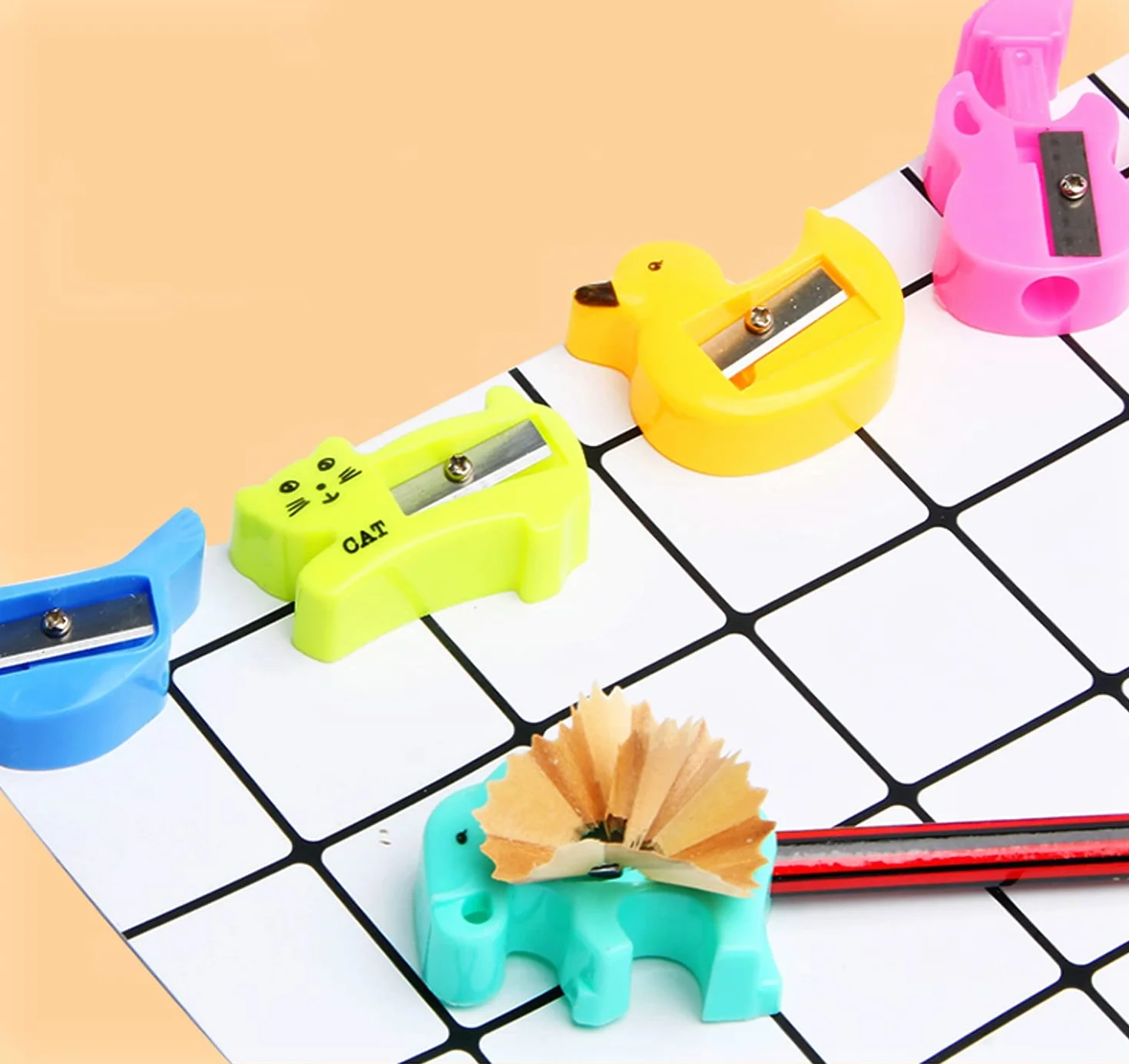 Temperamatite a Forma di Animali per Feste Compleanno Buste Regalo Bambini 50 Pezzi