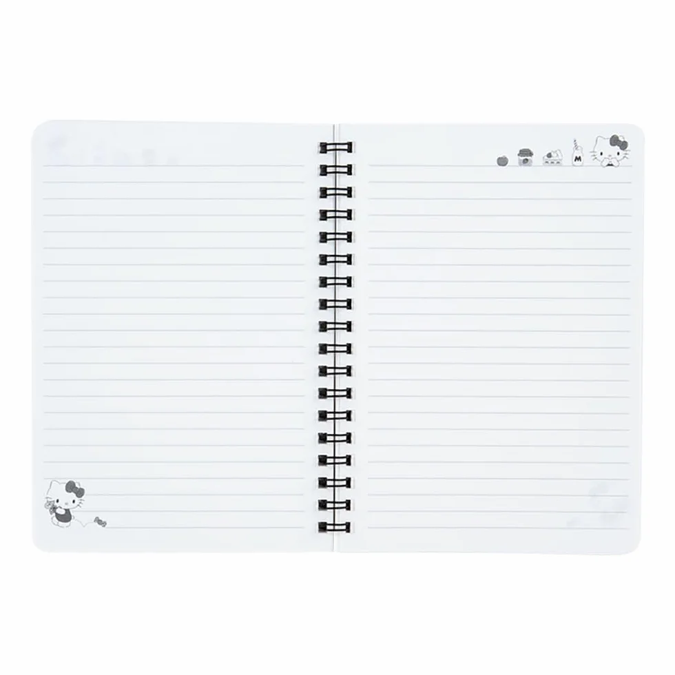Sanrio 092037 B6 Quaderno ad anello, Hello Kitty, Hello Kitty, 7,2 x 5,3 x 0,6 pollici (18,2 x 13,5 x 1,5 cm), Personaggio