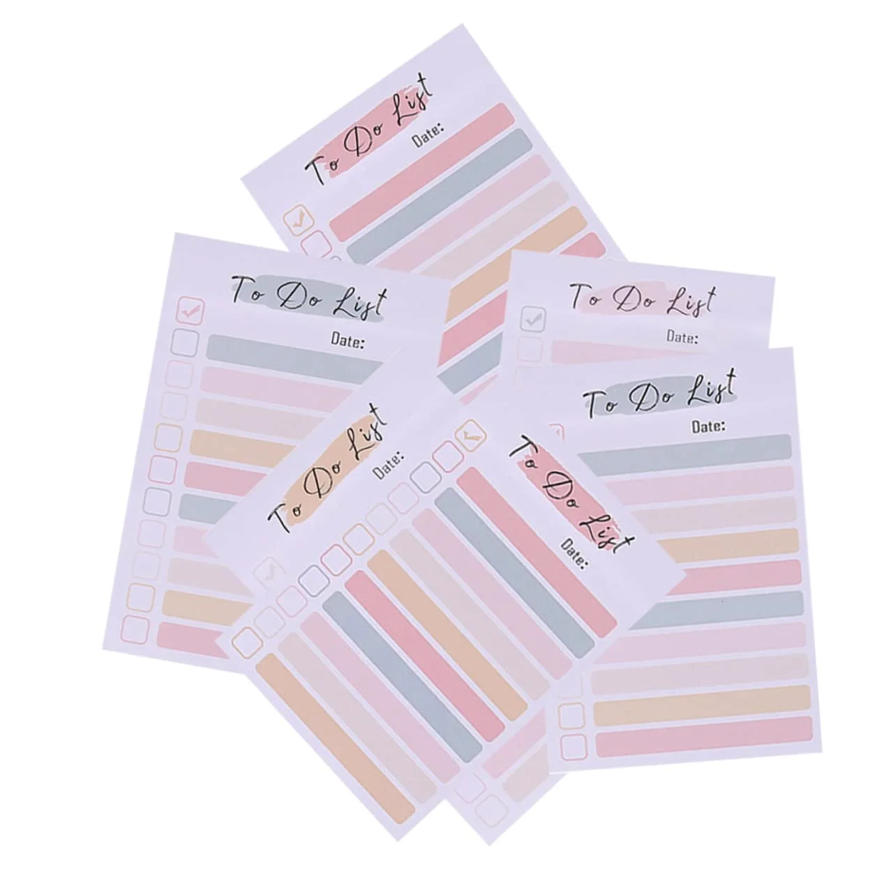 PartyKindom 5 Pezzi Note Adesivi Colorati Libri Memo Stickers Portatili per e per Studenti e Ufficio