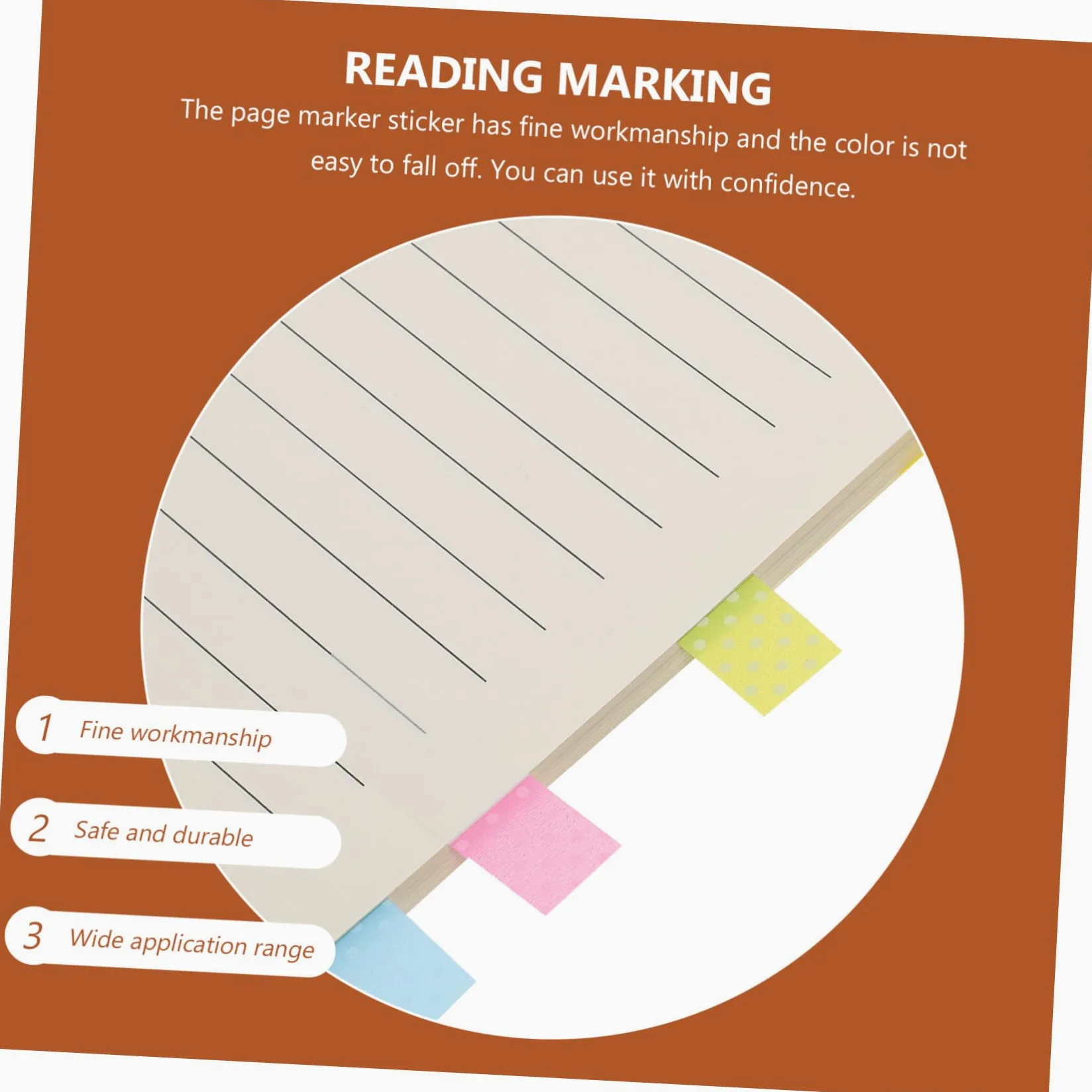 Ciieeo 24confezioni Etichette Adesive Colorate Per Pagine Di Segnapagina Trasparenti e Pratici Per Scuola e Ufficio Facili Da Scrivere Trasportare Per Studenti e Professionisti