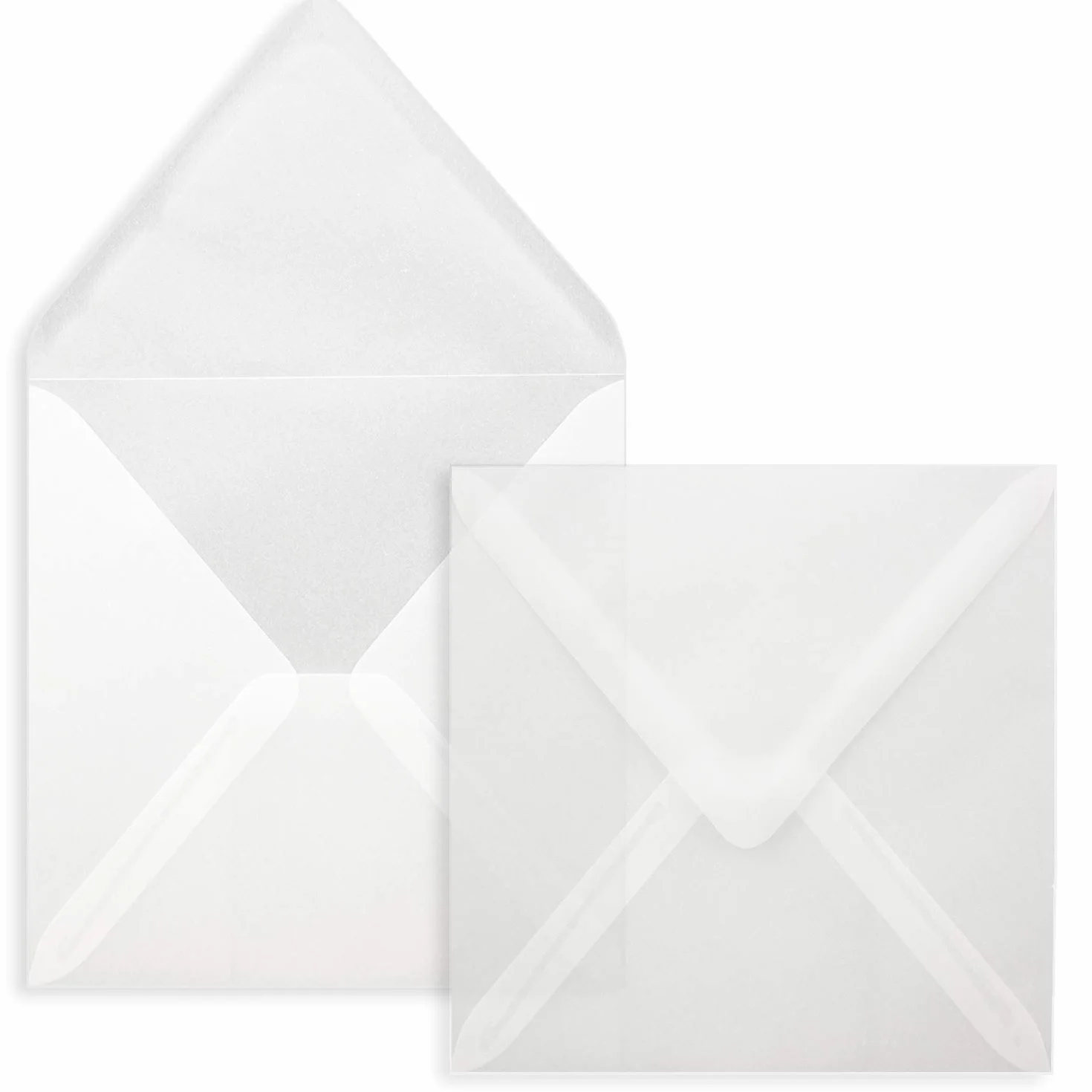 Buste trasparenti 15x15 cm 92 g/m² 100 pezzi colla a umido