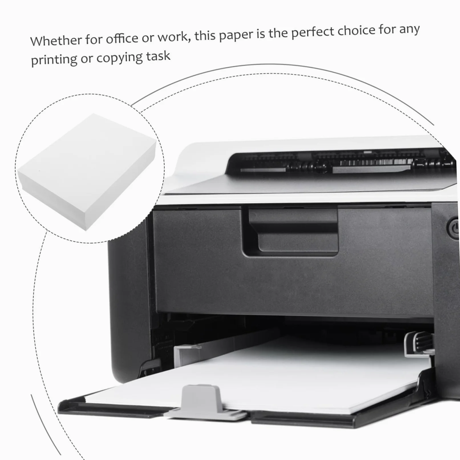 500fogli Carta Bianca per Stampante Spessa Carta da Stampa Multiuso Cartone per Bricolage e Scrapbooking per Stampa File e Foto